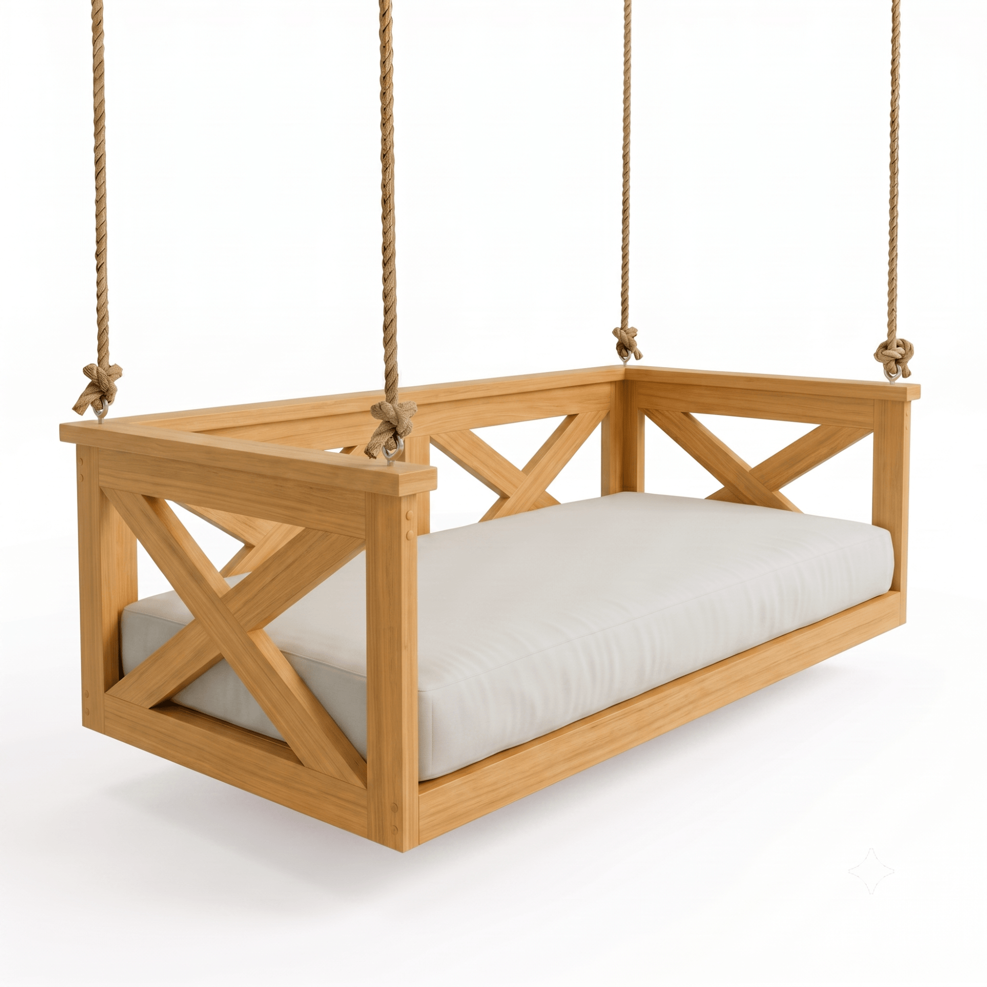 Atlantic Swing Co. The Seabrook Daybed Swing in Cedar, Twin