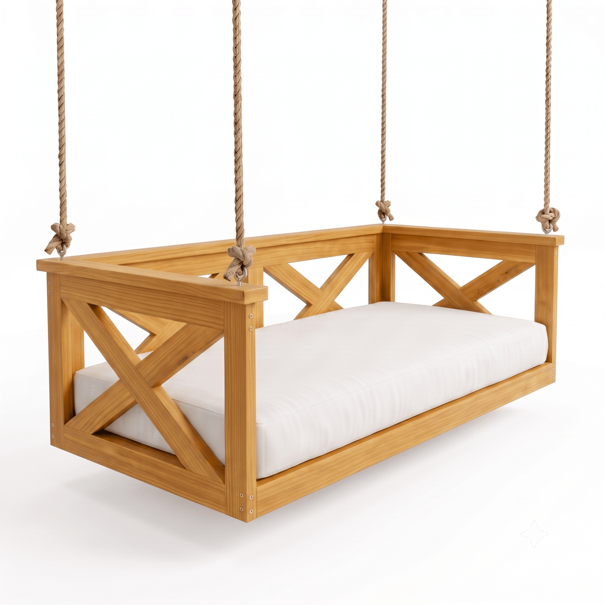 Atlantic Swing Co. The Seabrook Daybed Swing in Cedar, Twin