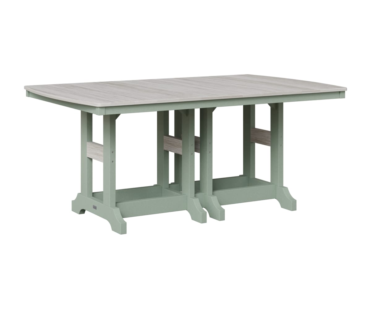 Berlin Gardens Classic Rectangular Poly Table & Bench Dining Set