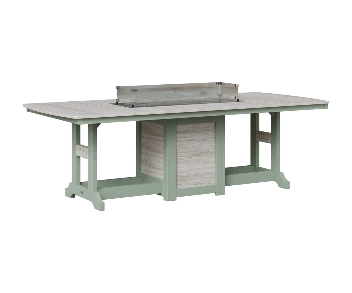 Berlin Gardens Garden Classic Fire Pit Poly Lumber Dining Table