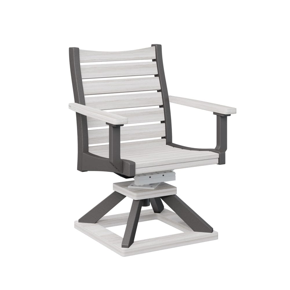 Berlin Gardens Bristol Swivel Rocker Poly Lumber Dining Chair