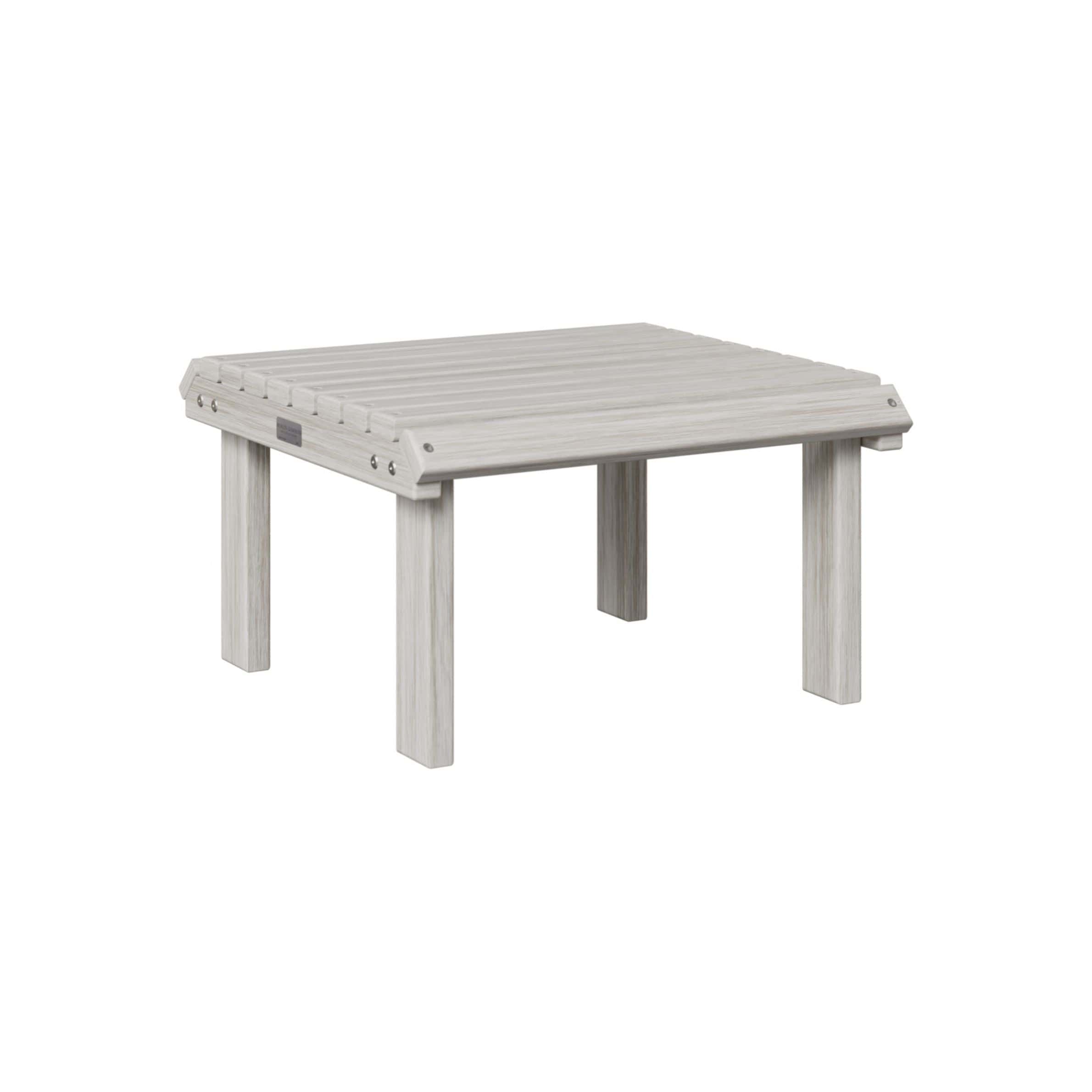 Berlin Gardens Poly Lumber Stationary Footstool