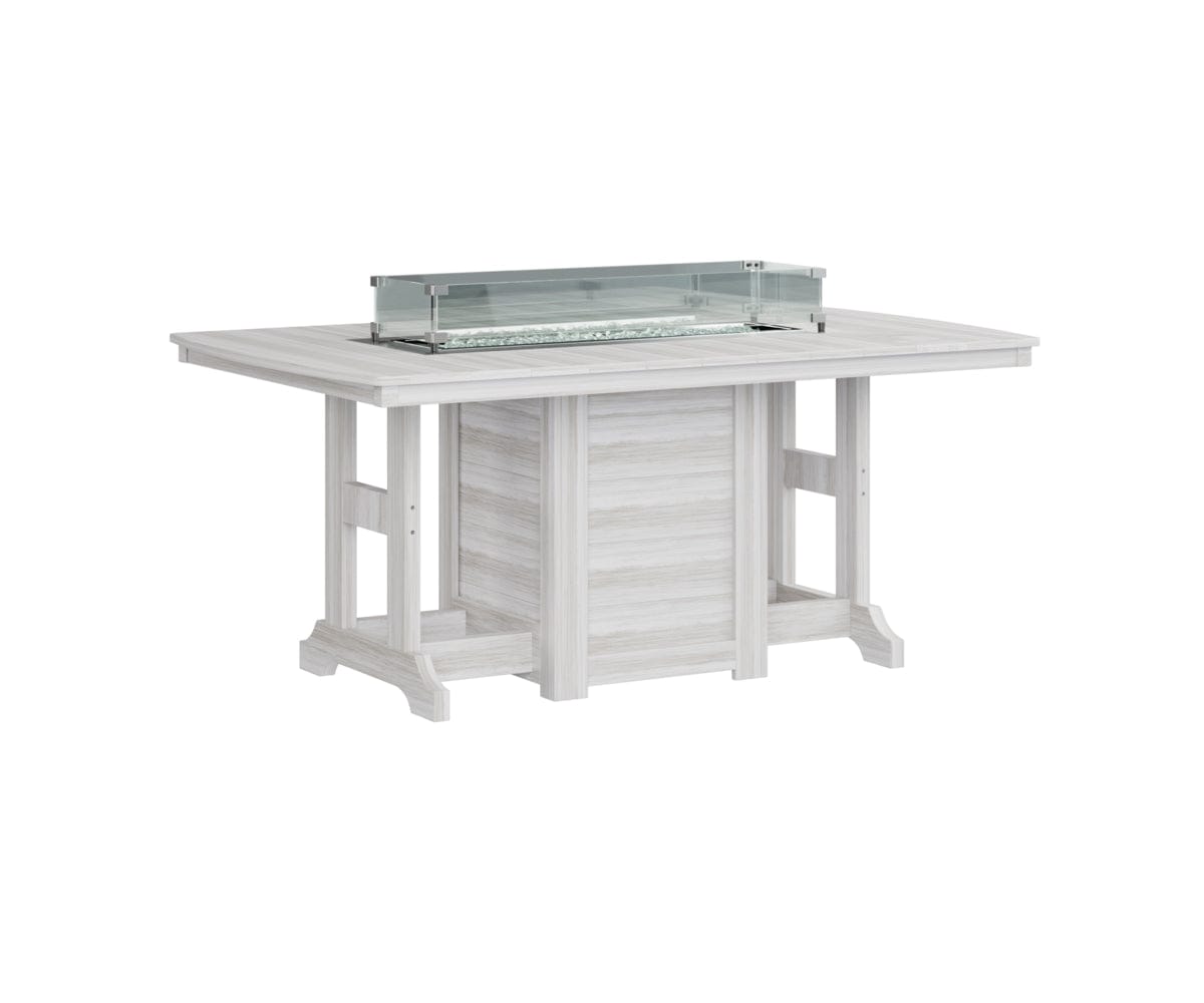 Berlin Gardens Garden Classic Fire Pit Poly Lumber Dining Table