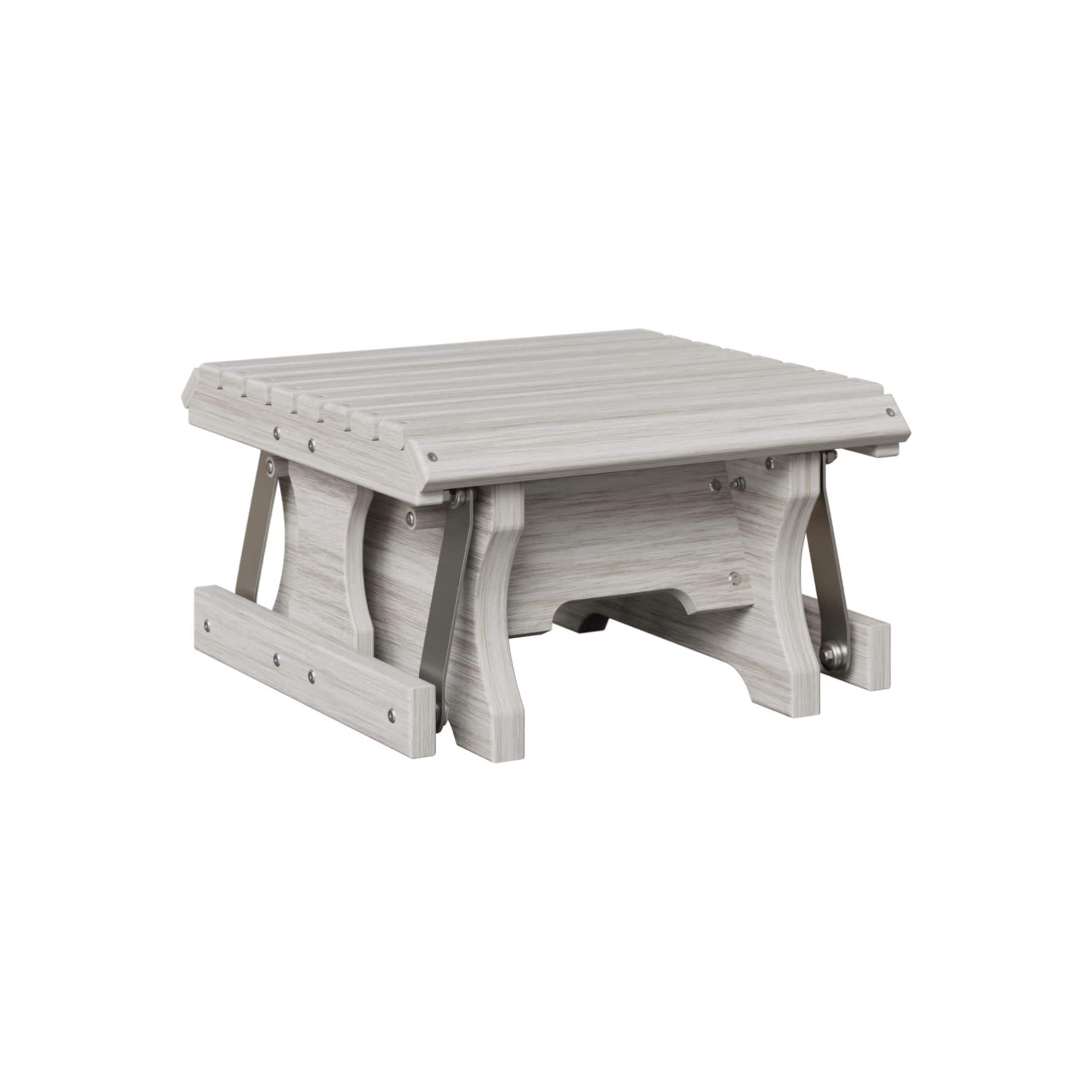 Berlin Gardens Poly Lumber Gliding Footstool