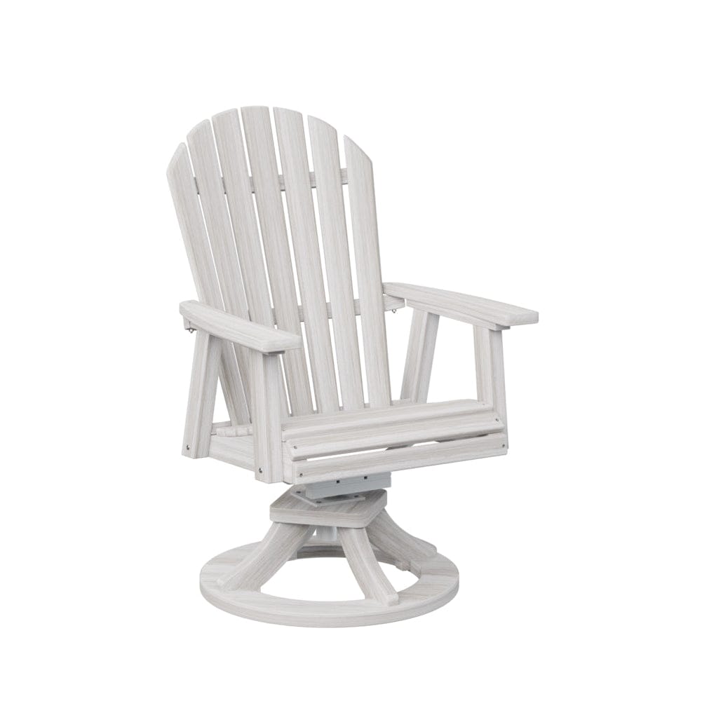 Berlin Gardens Comfo Back Poly Lumber Swivel Rocker Dining Chair