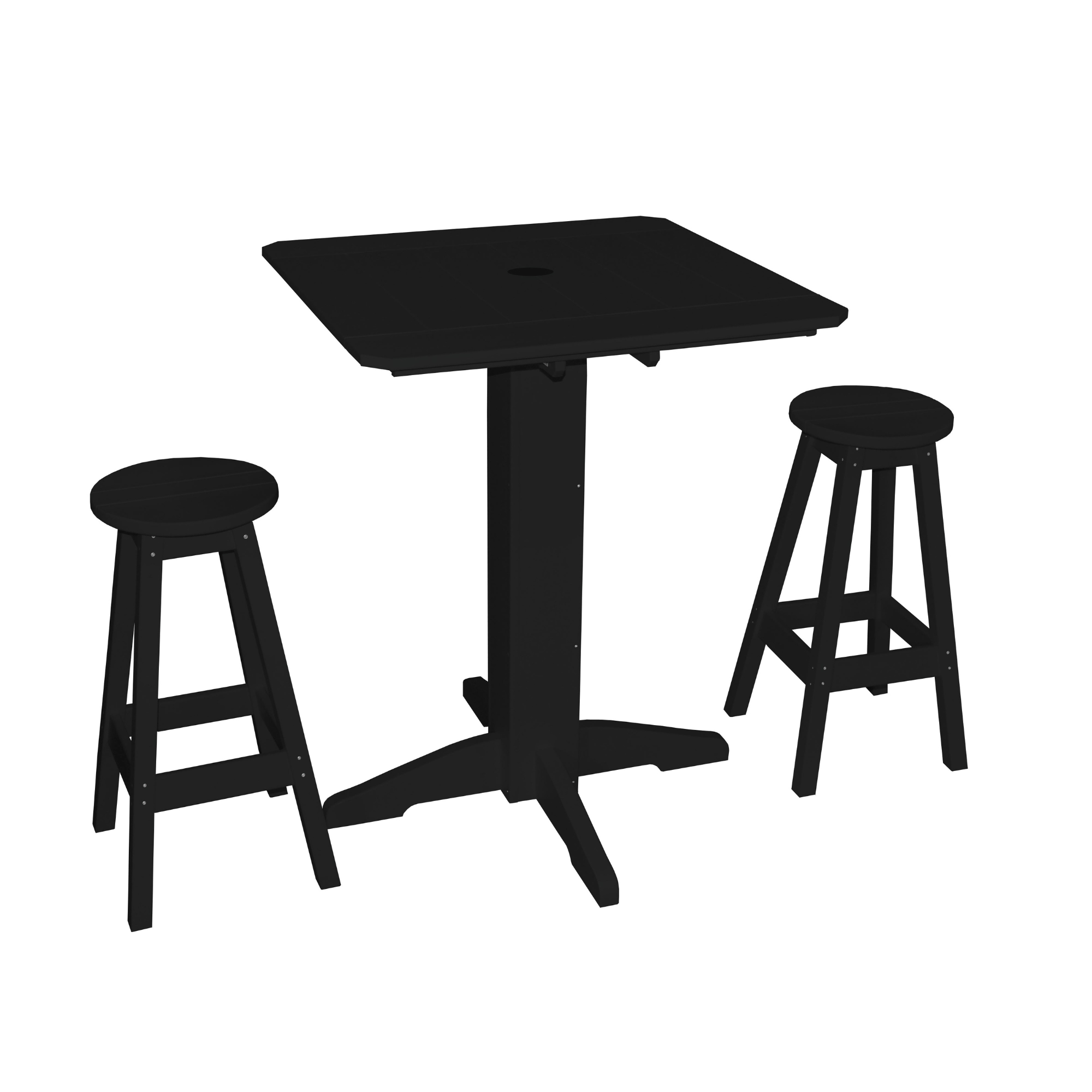 Keystone Amish Co. Sierra 3-Piece Poly Outdoor Bar Set