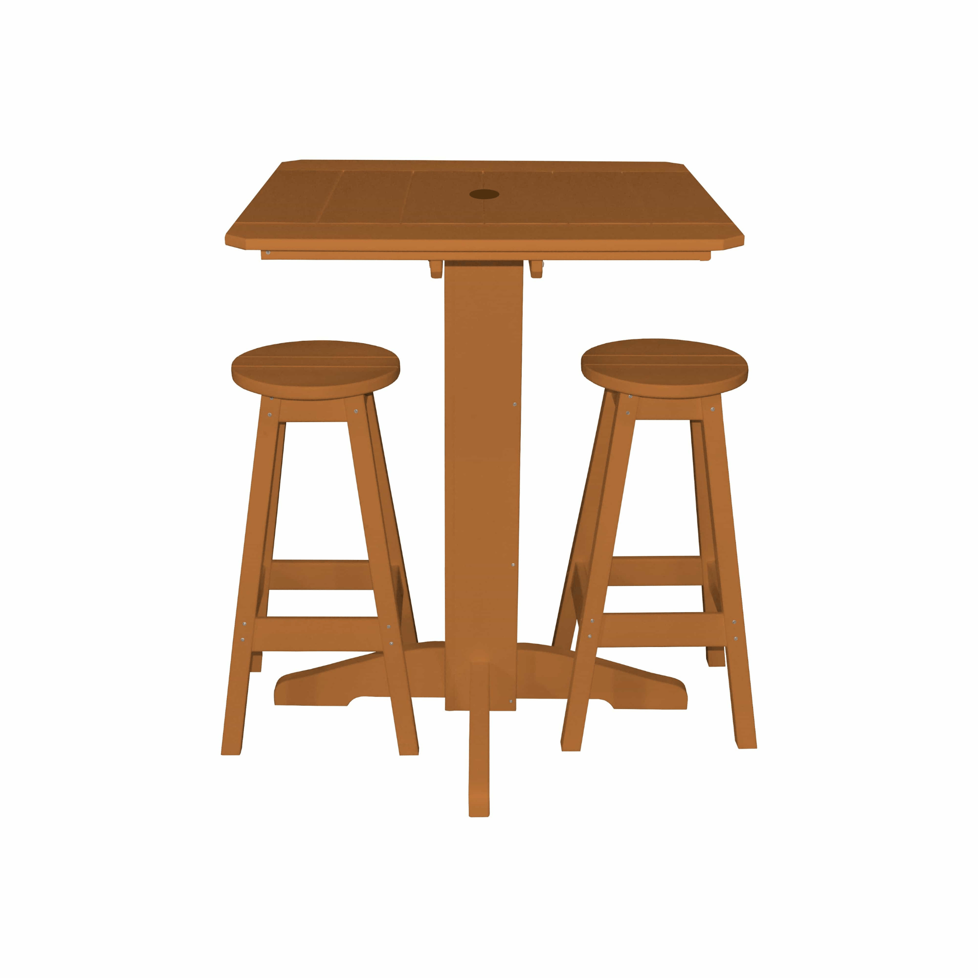 Keystone Amish Co. Sierra 3-Piece Poly Outdoor Bar Set