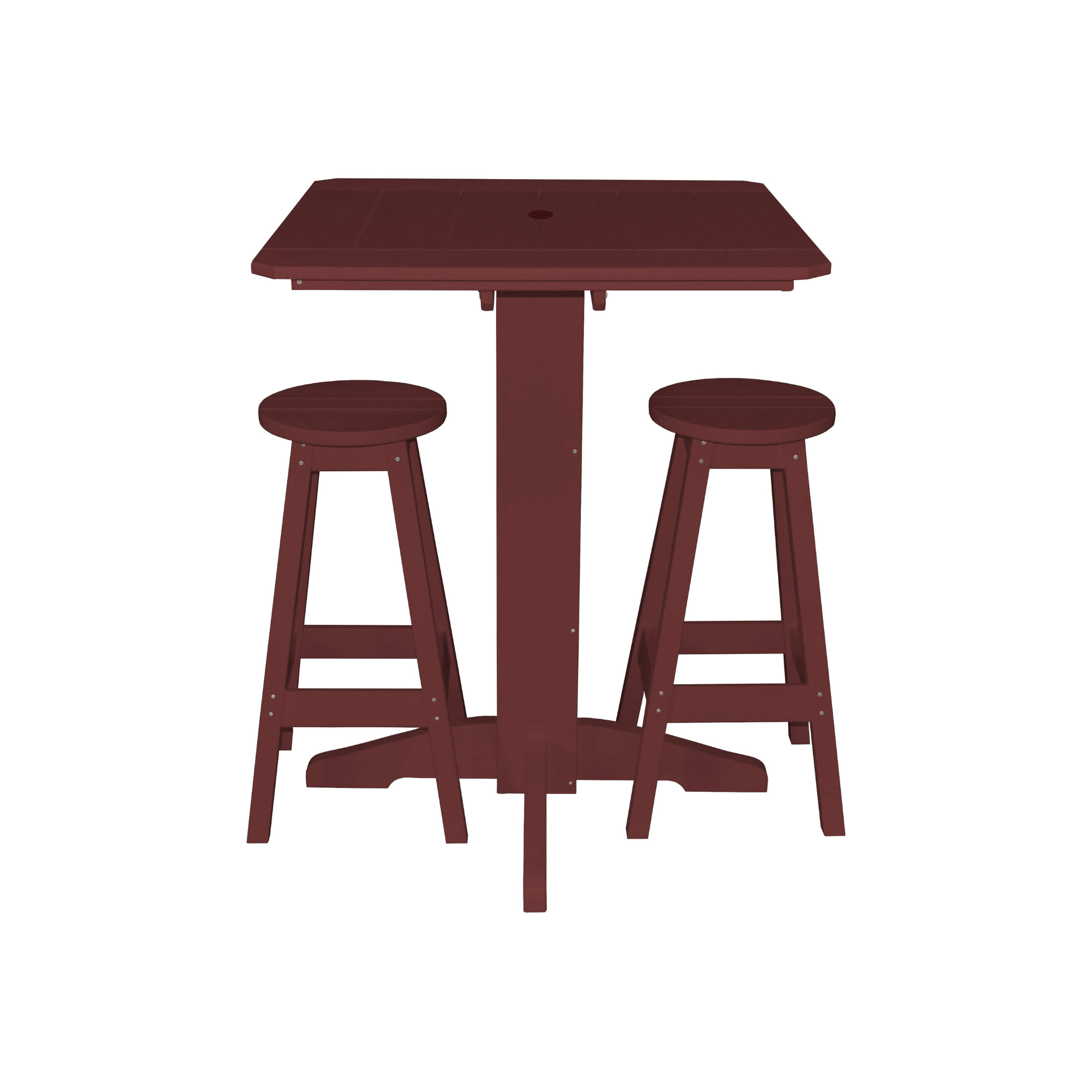 Keystone Amish Co. Sierra 3-Piece Poly Outdoor Bar Set