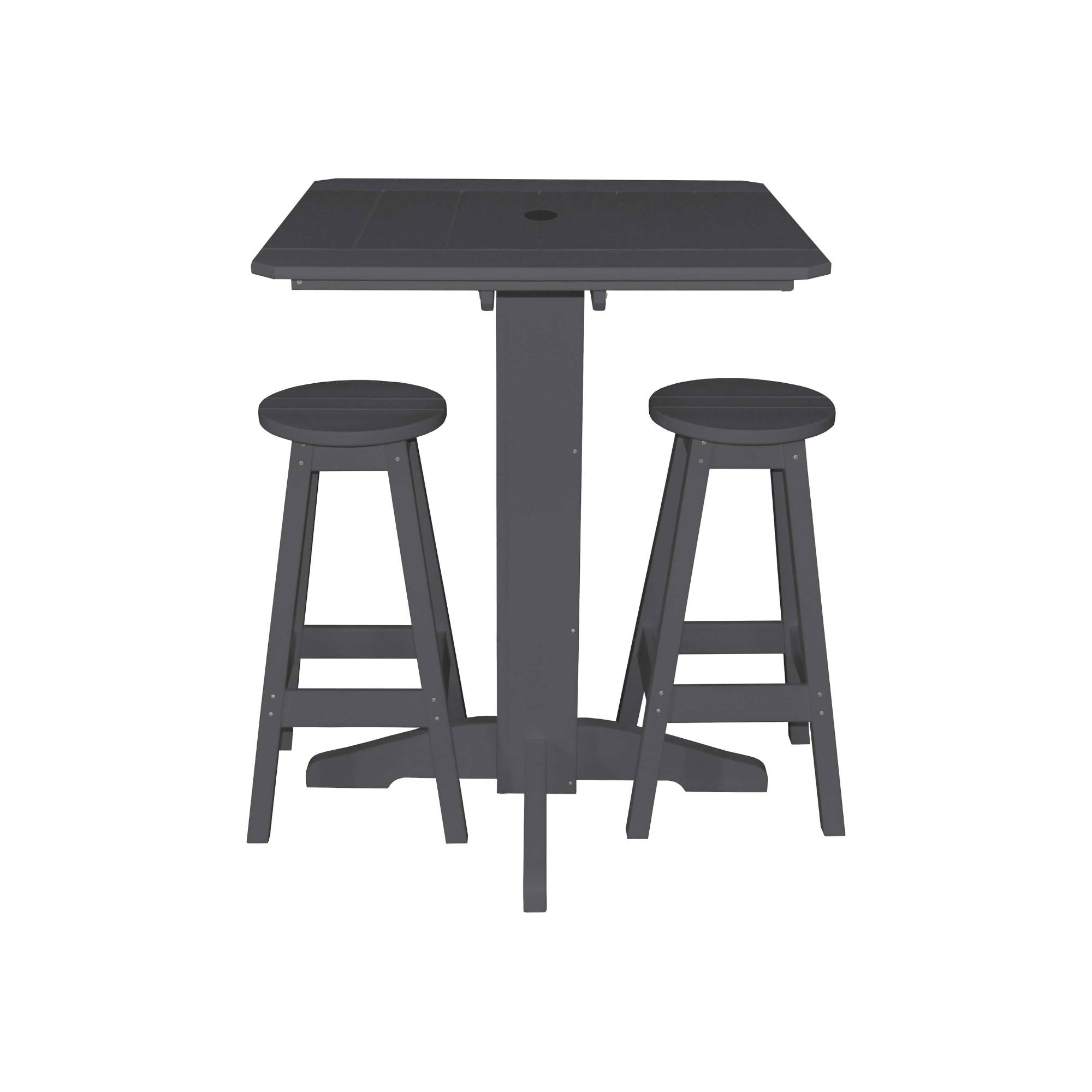 Keystone Amish Co. Sierra 3-Piece Poly Outdoor Bar Set