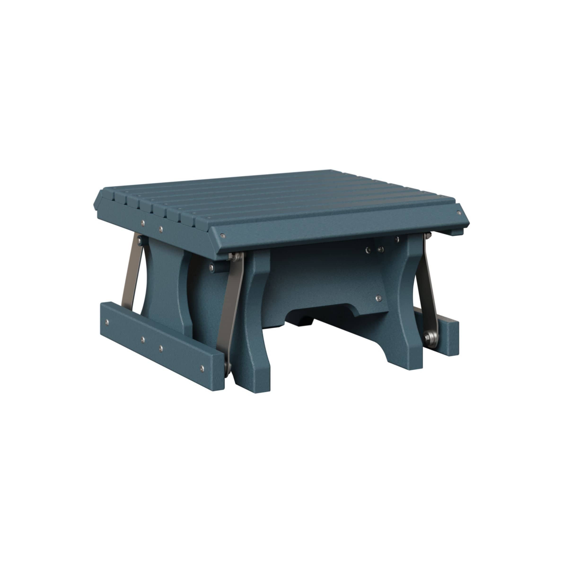 Berlin Gardens Poly Lumber Gliding Footstool
