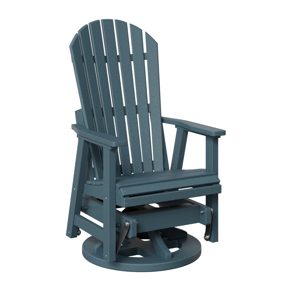Berlin Gardens Comfo Back Poly Lumber Swivel Glider