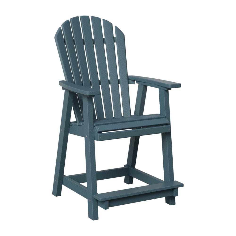 Berlin Gardens Comfo Back Poly Lumber Counter Chair
