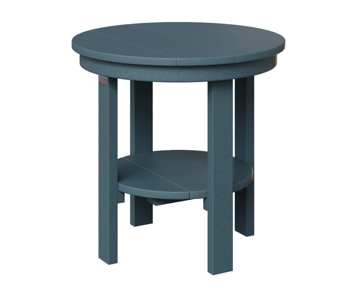 Berlin Gardens Poly Lumber Round End Dining Table