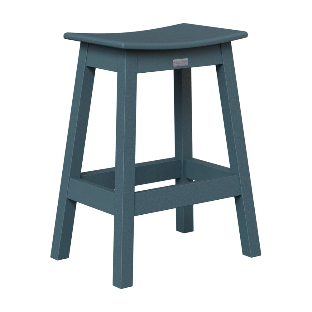 Berlin Gardens Saddle Poly Lumber Counter Stool