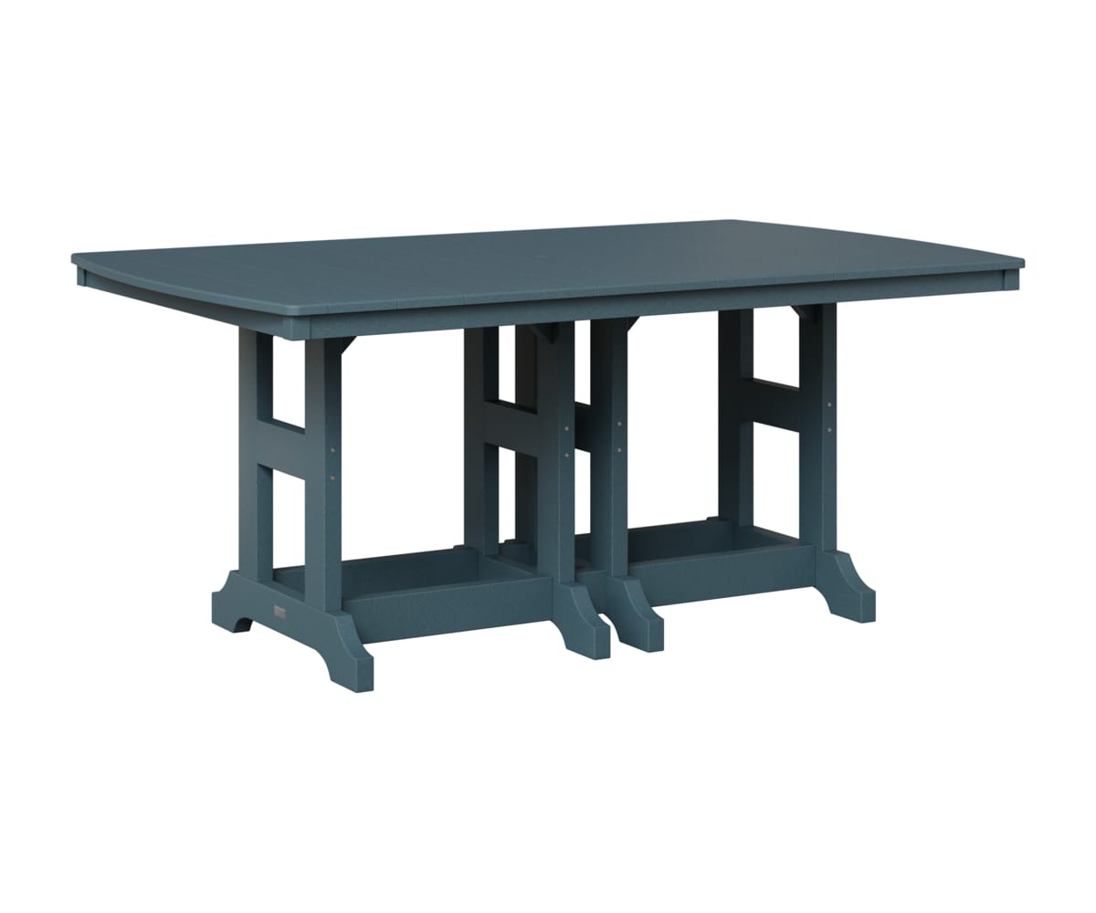 Berlin Gardens Classic Rectangular Poly Table & Bench Dining Set
