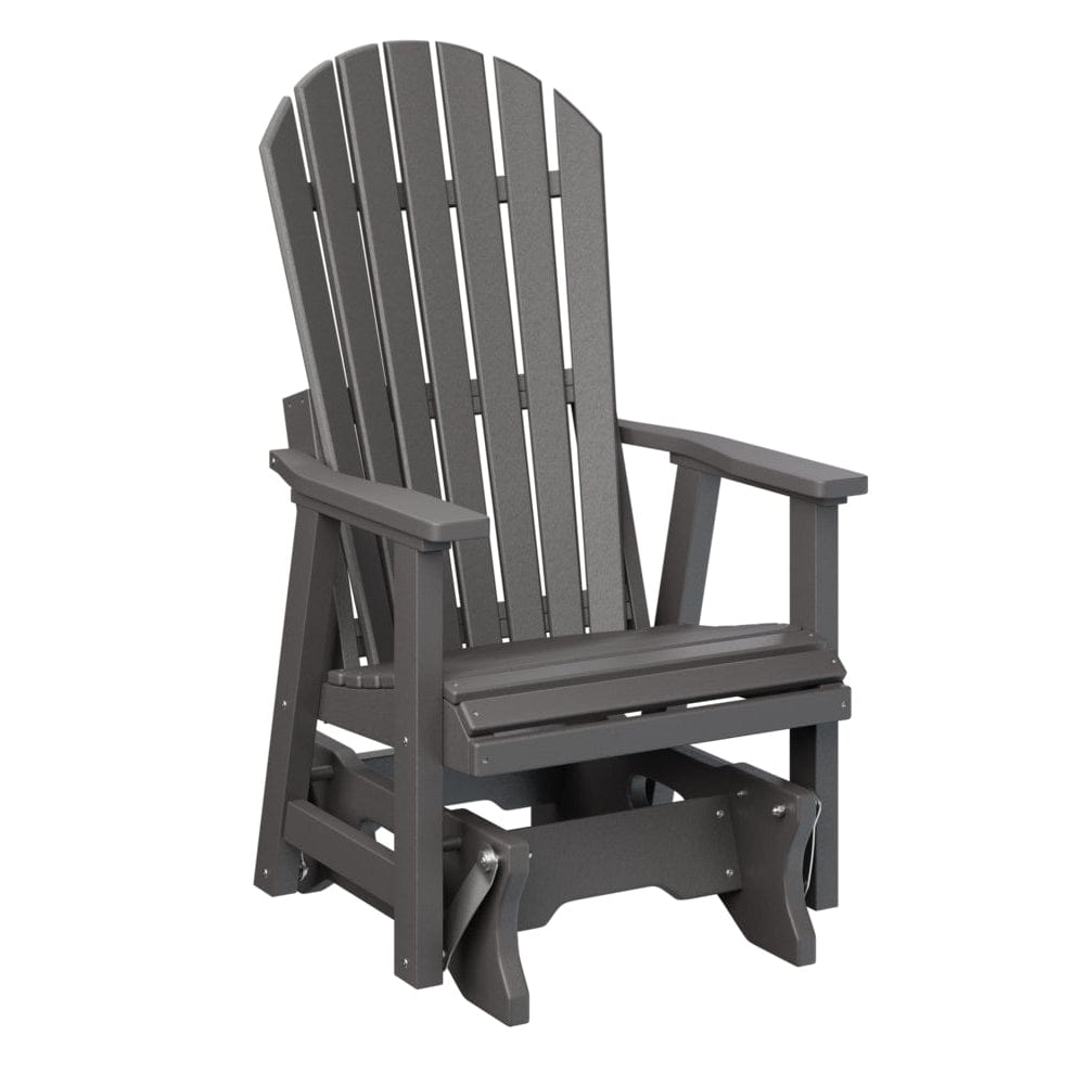Berlin Gardens Comfo Back Poly Lumber Single Glider