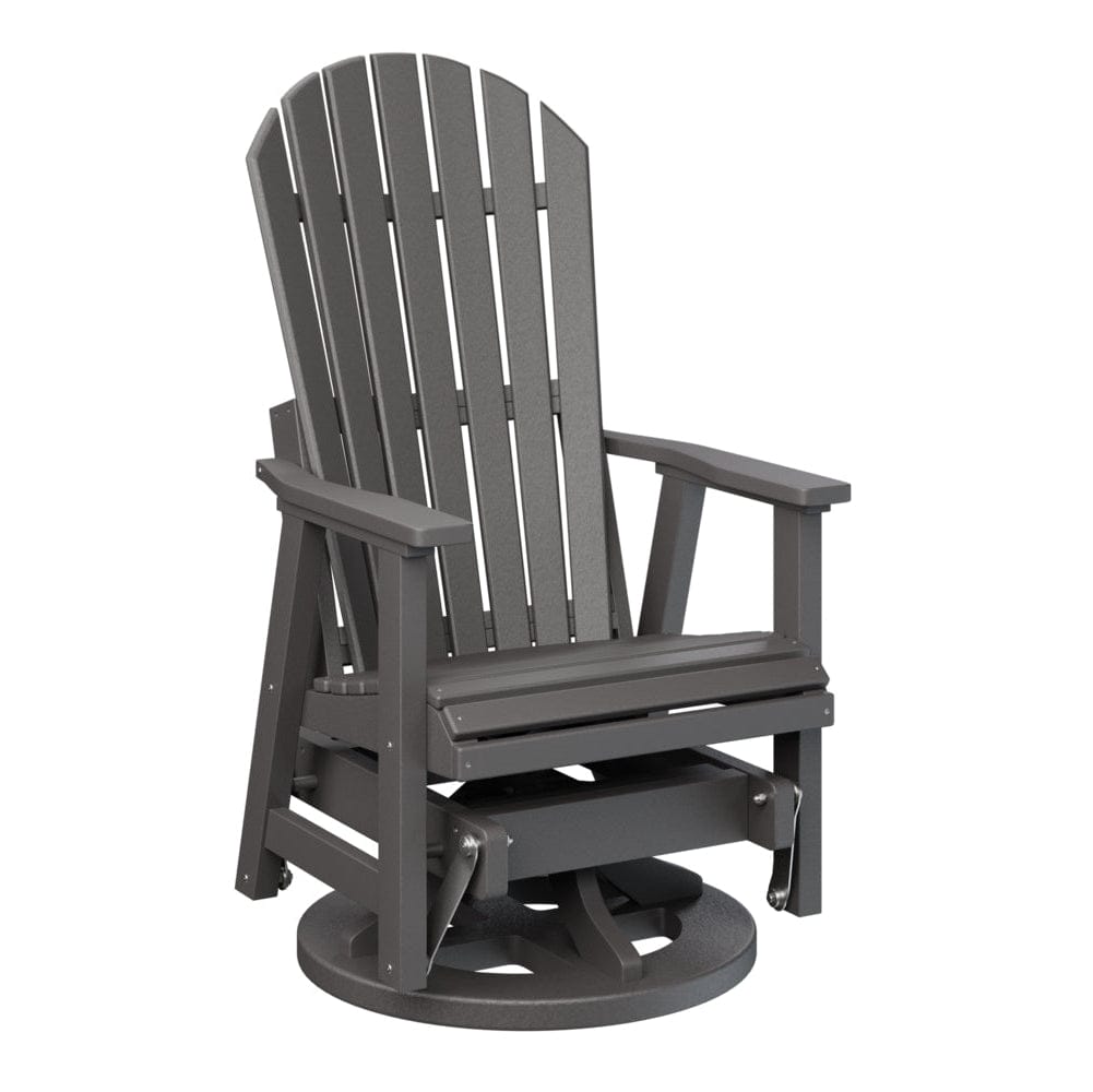 Berlin Gardens Comfo Back Poly Lumber Swivel Glider
