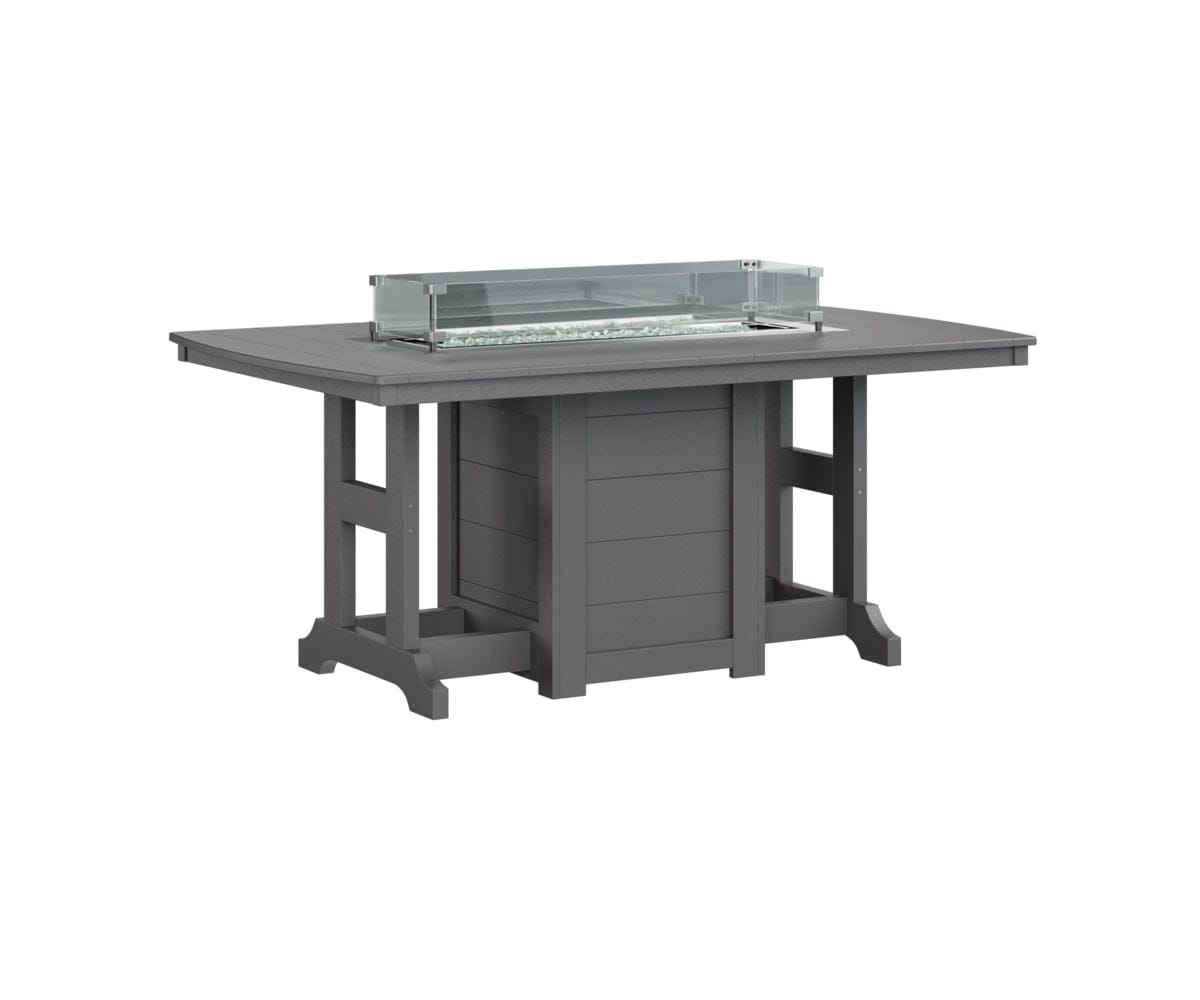 Berlin Gardens Garden Classic Fire Pit Poly Lumber Dining Table