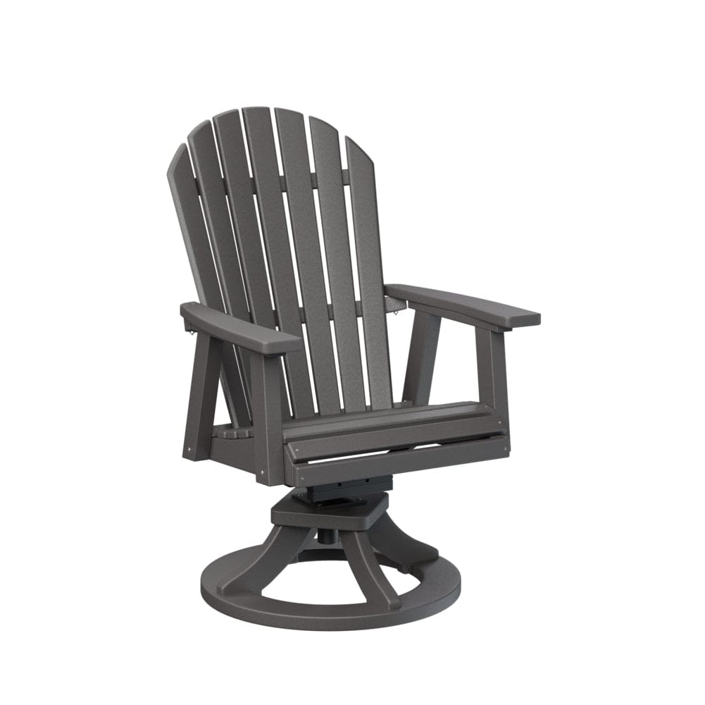 Berlin Gardens Comfo Back Poly Lumber Swivel Rocker Dining Chair