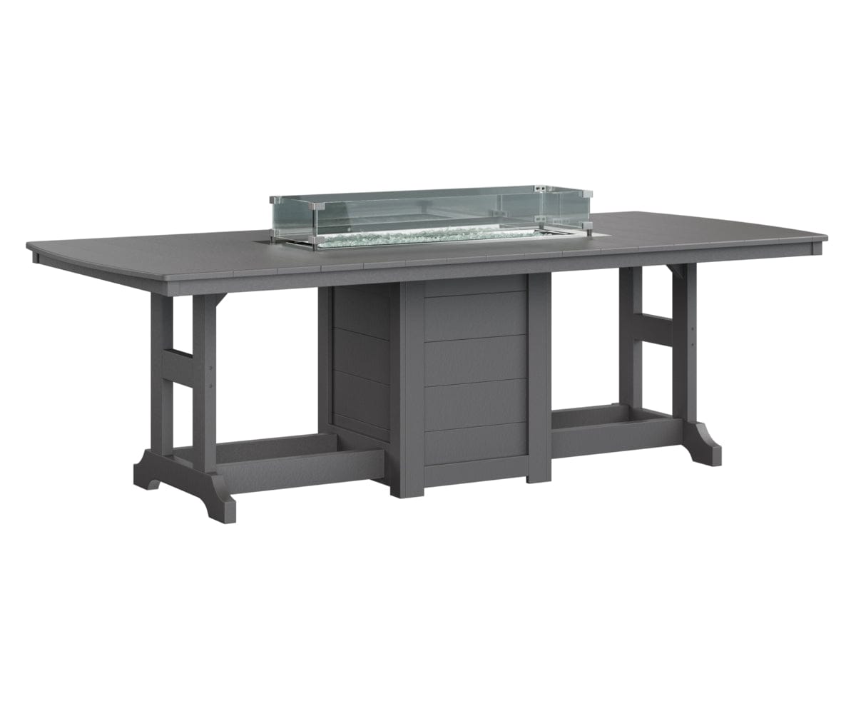 Berlin Gardens Garden Classic Fire Pit Poly Lumber Dining Table
