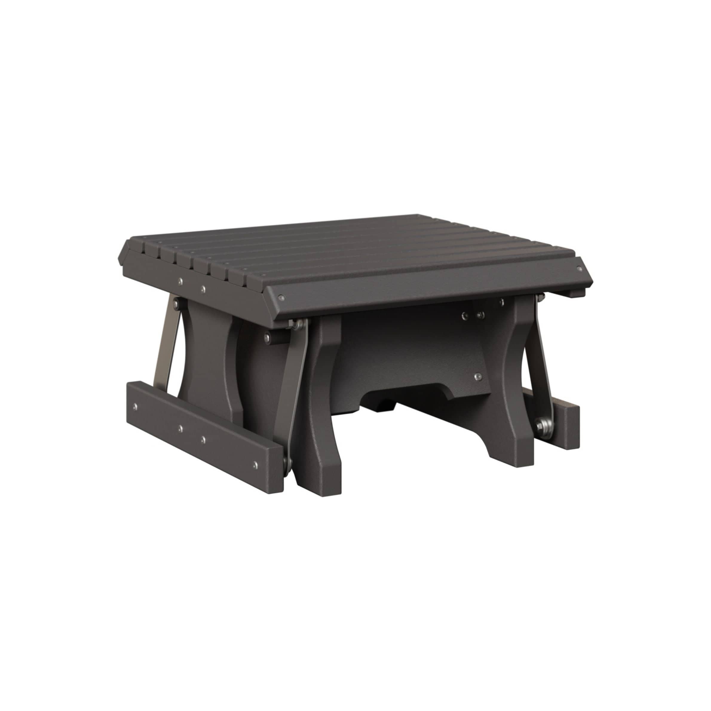 Berlin Gardens Poly Lumber Gliding Footstool