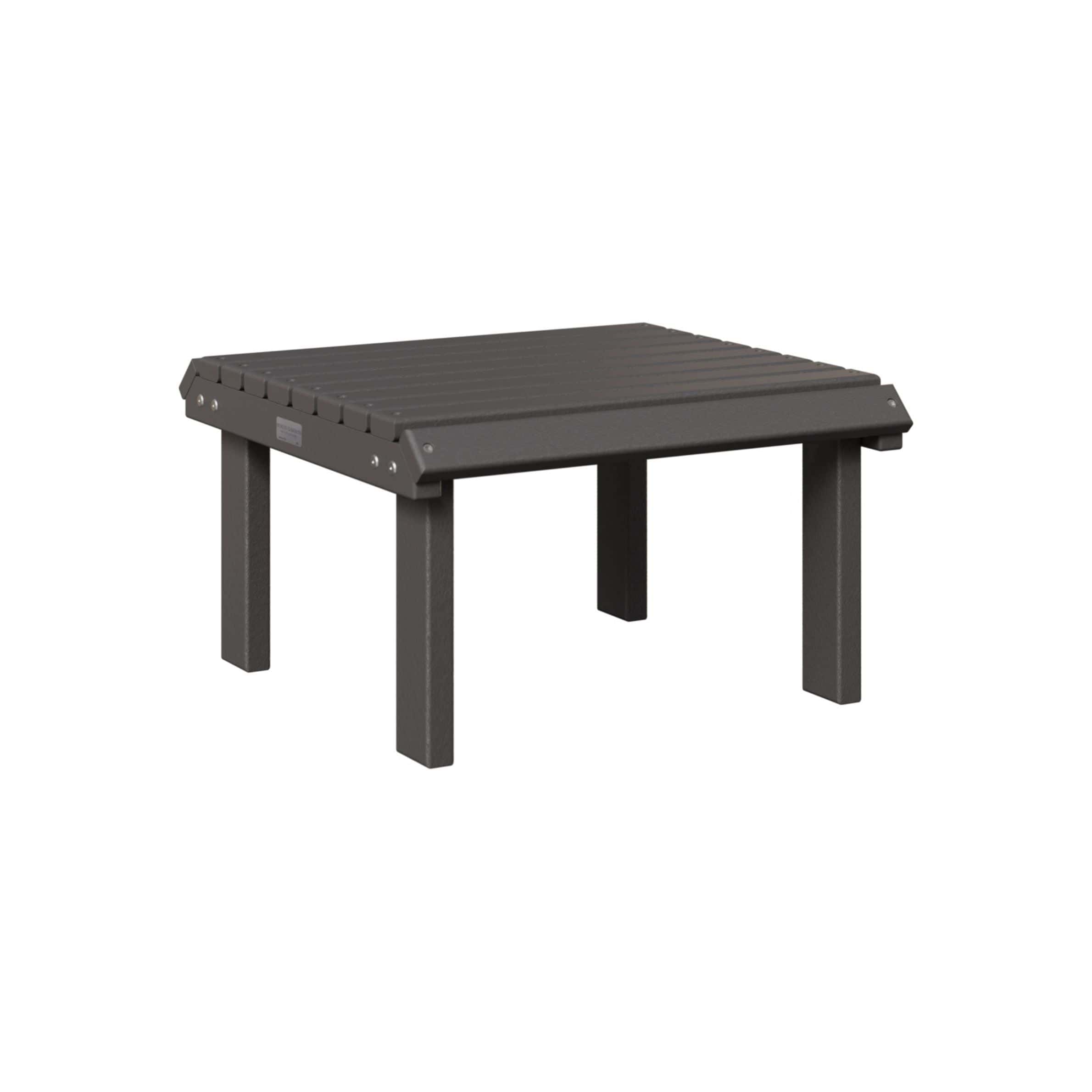 Berlin Gardens Poly Lumber Stationary Footstool