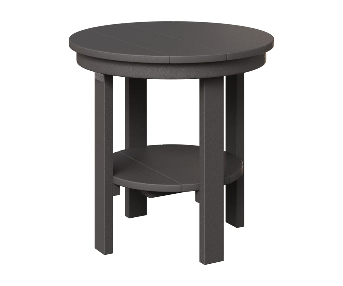 Berlin Gardens Poly Lumber Round End Dining Table
