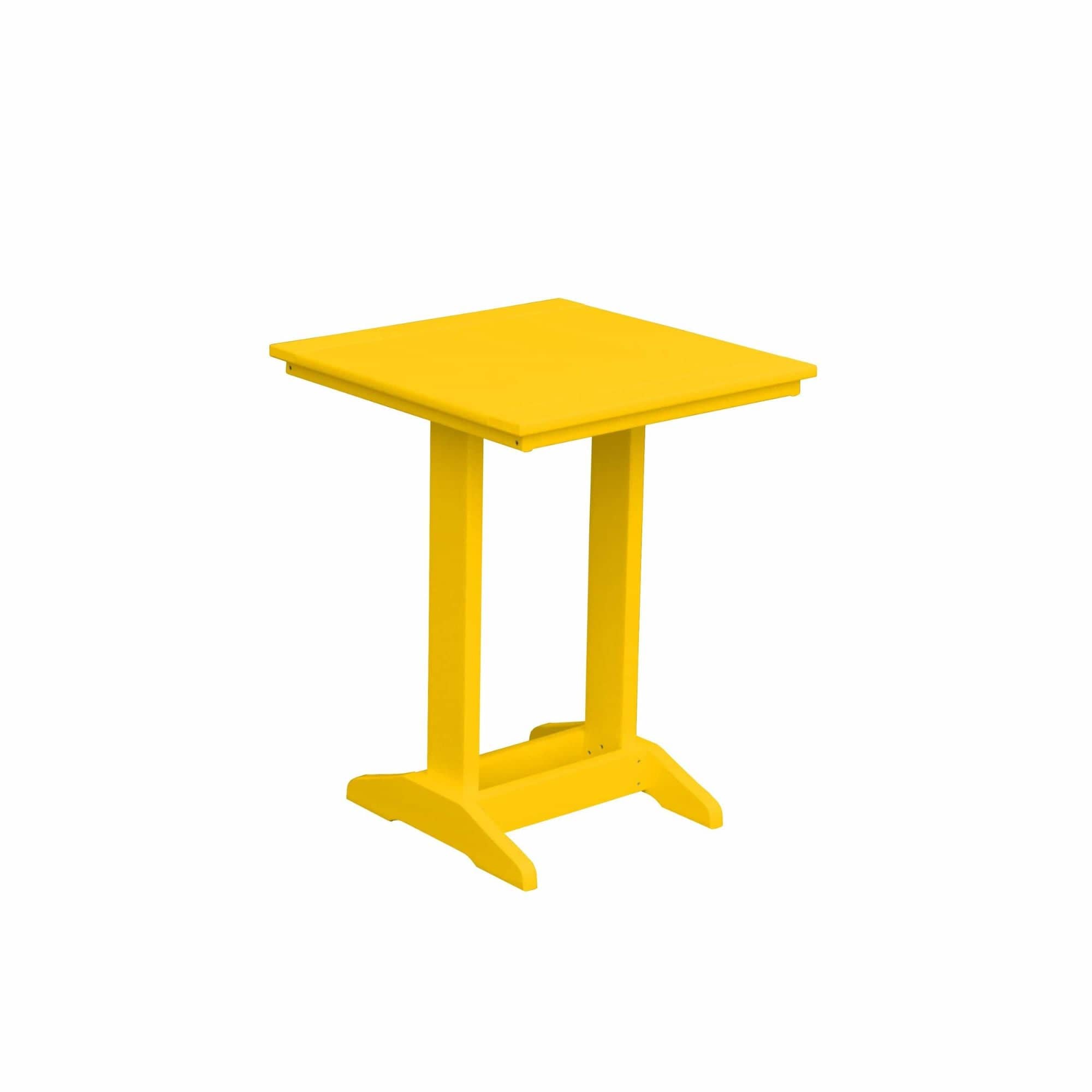 Keystone Amish Co. Poly Composite Square Balcony/Counter Height Side Table