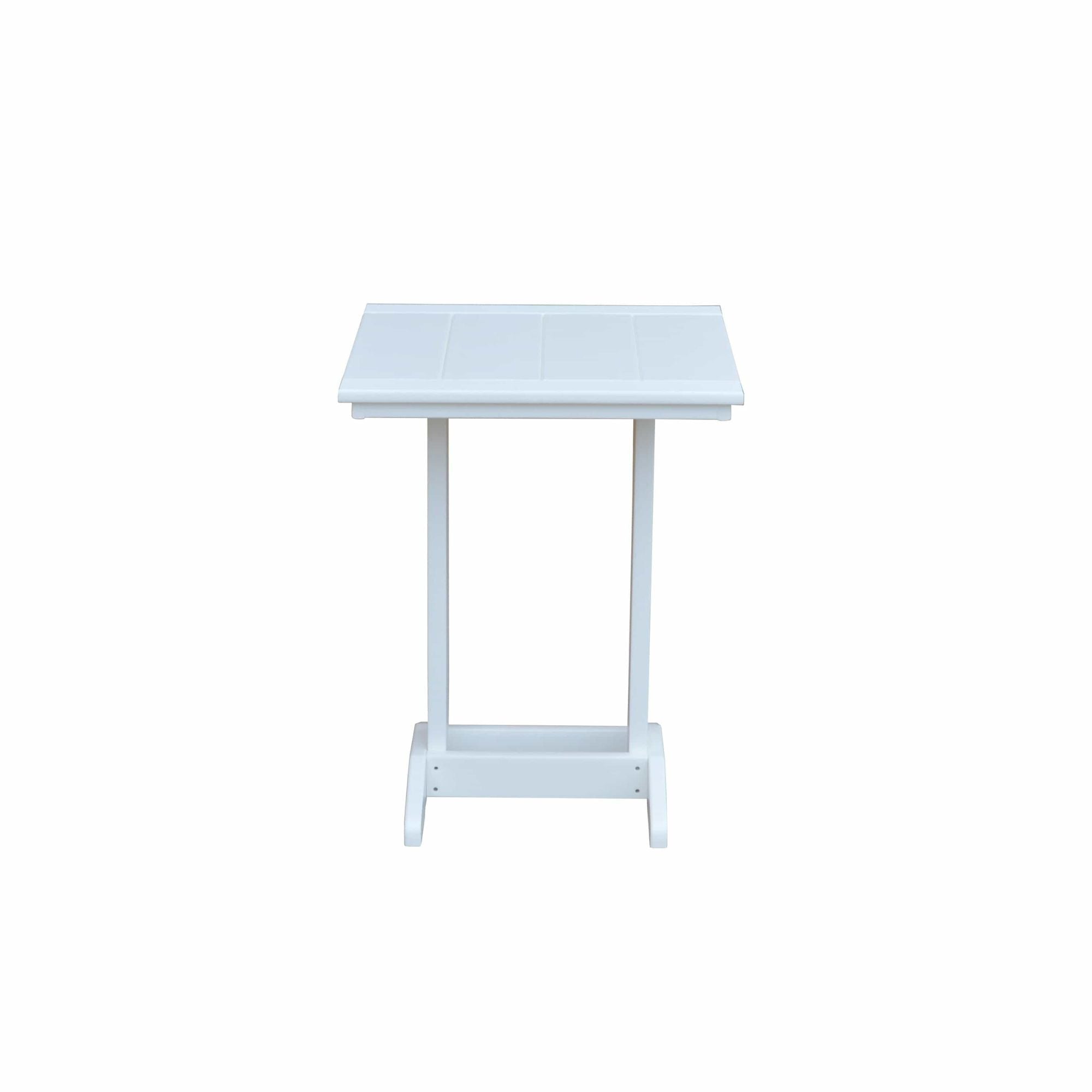 Keystone Amish Co. Poly Composite Square Balcony/Counter Height Side Table