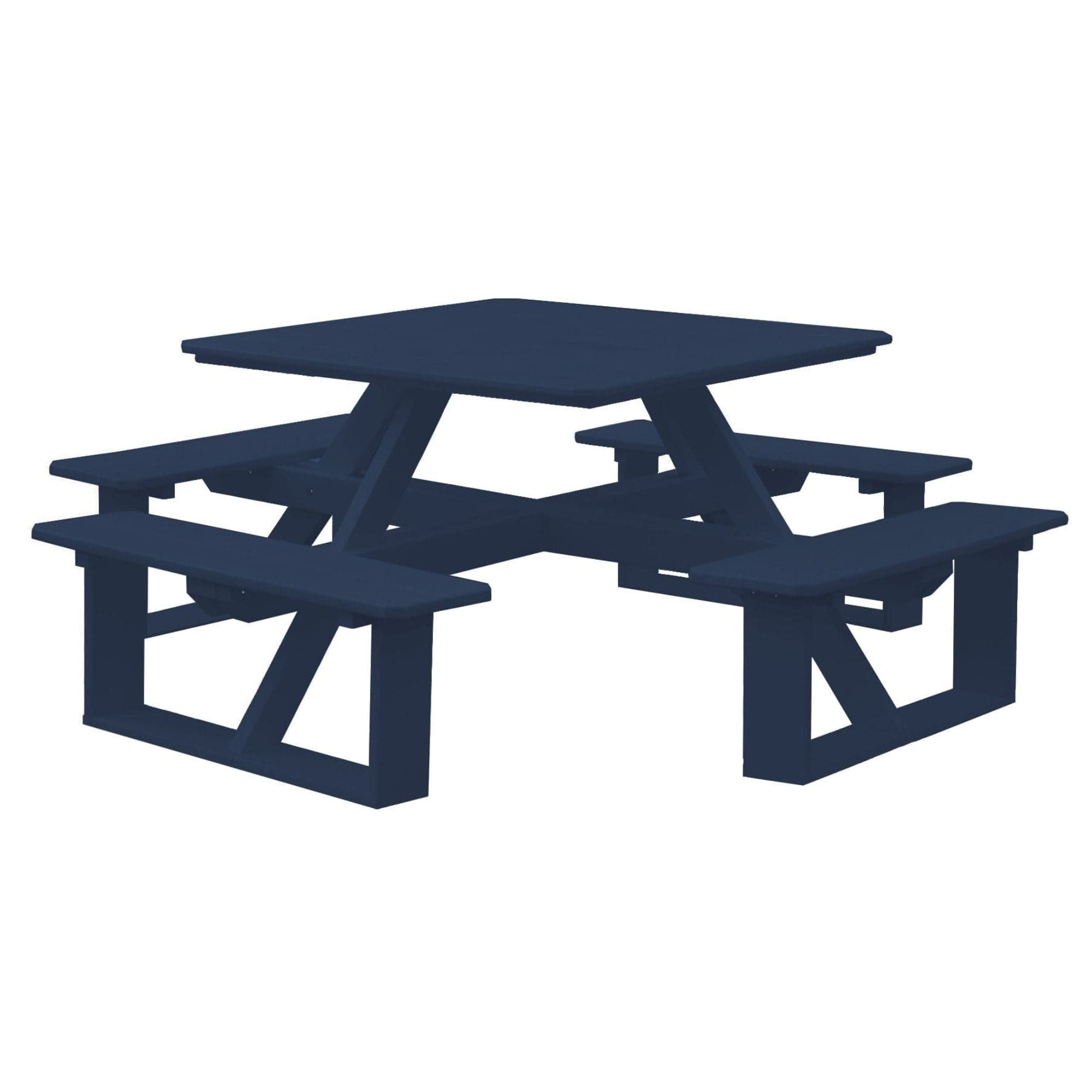 Keystone Amish Co. Poly Composite Square Walk-In Picnic Table