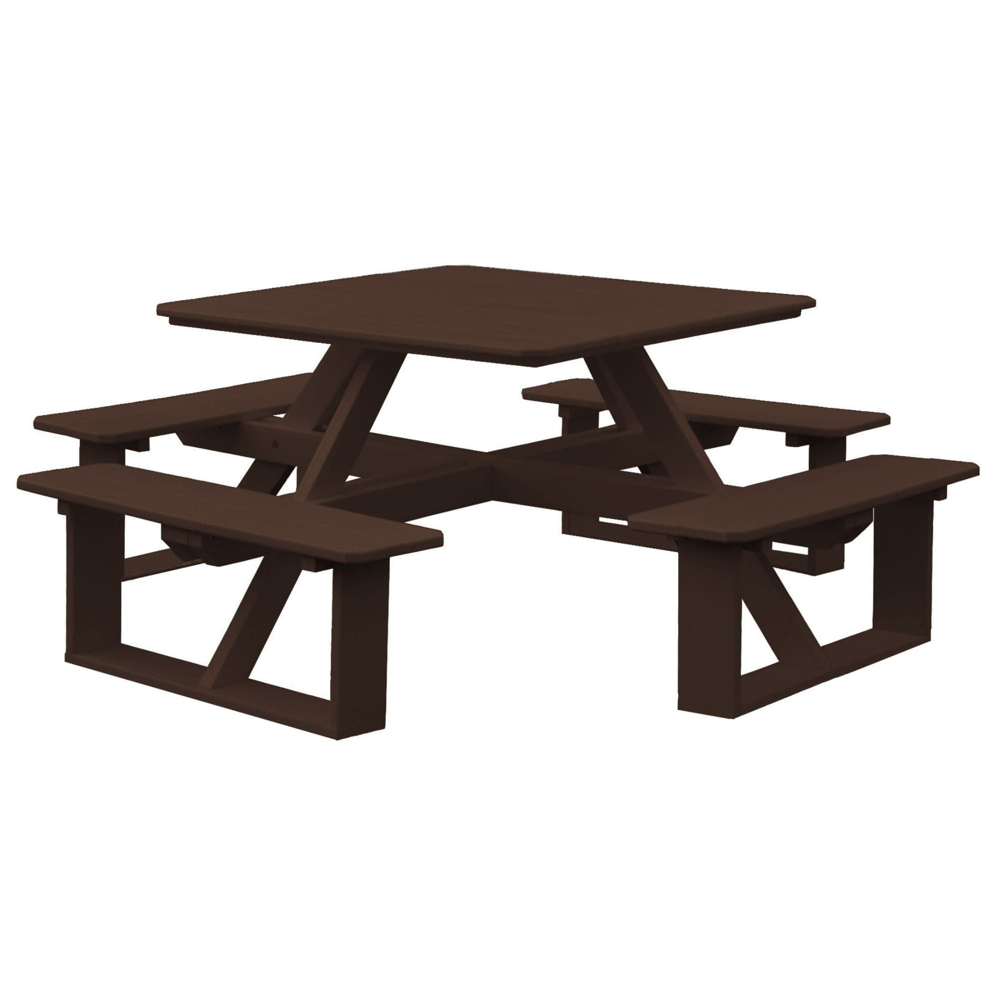 Keystone Amish Co. Poly Composite Square Walk-In Picnic Table