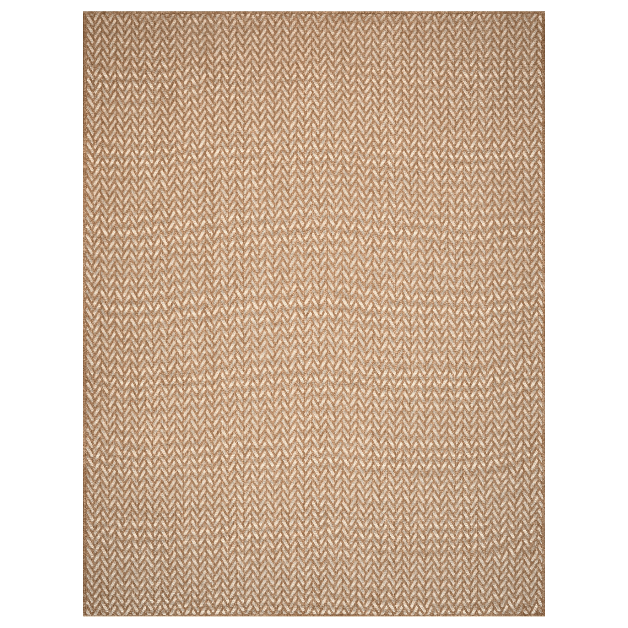 East Green Haussmann Chevron Outdoor Area Rug