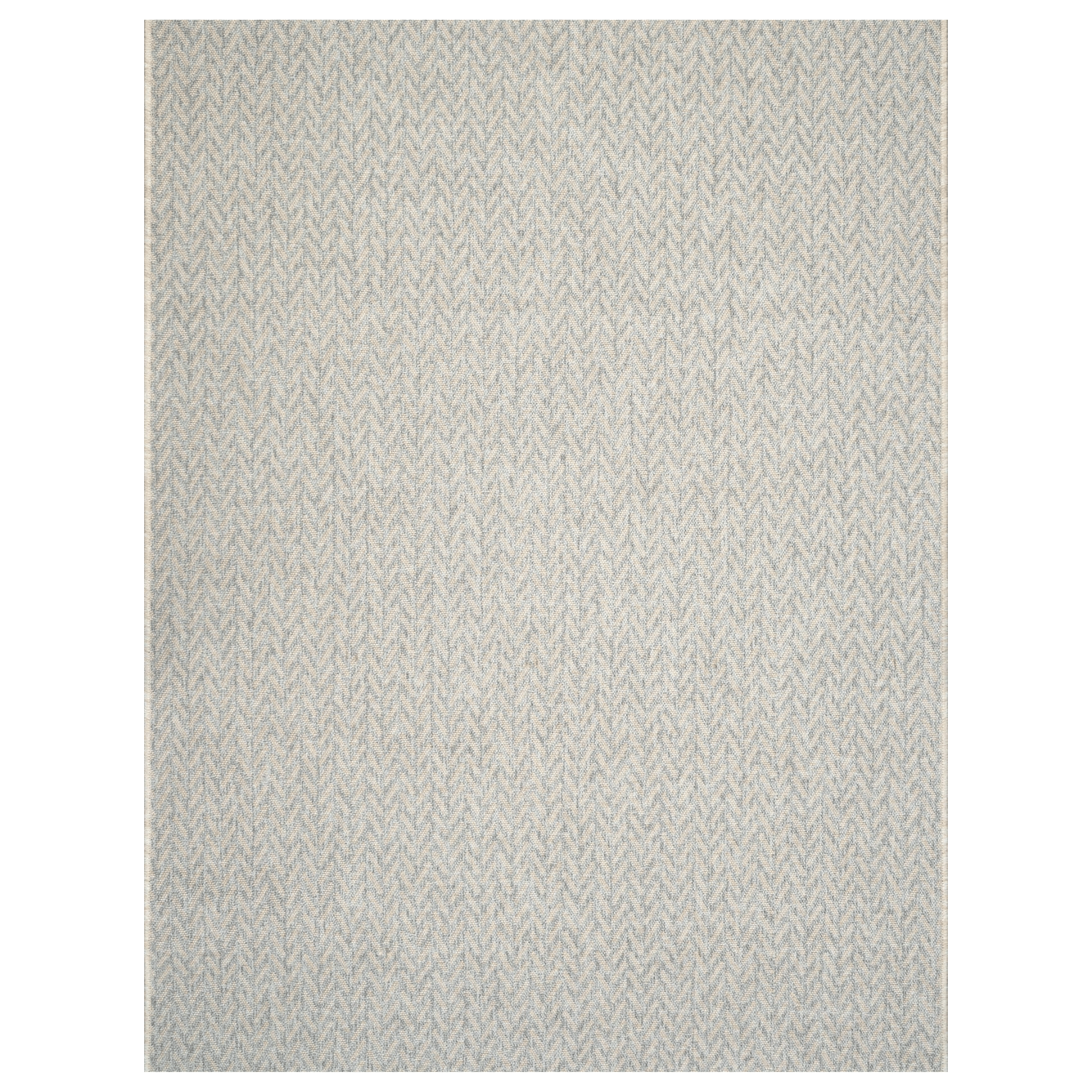 East Green Haussmann Chevron Outdoor Area Rug