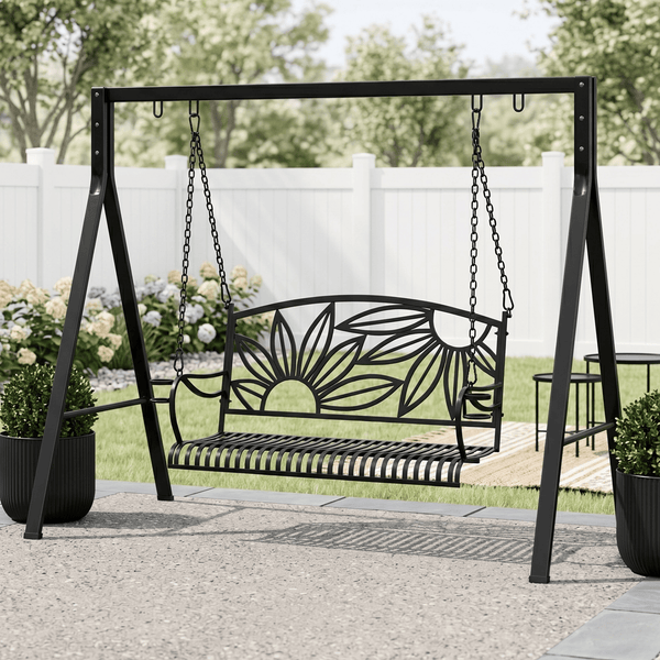 Live Casual Mariposa Metal Swing with Stand