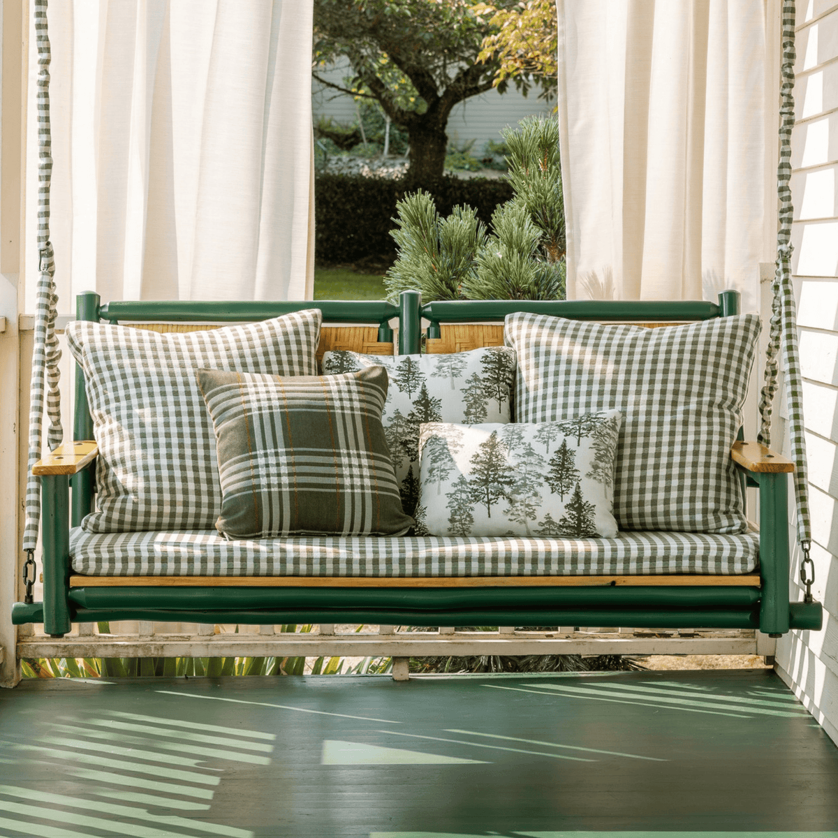 Old Hickory Swing Square Toss Pillow
