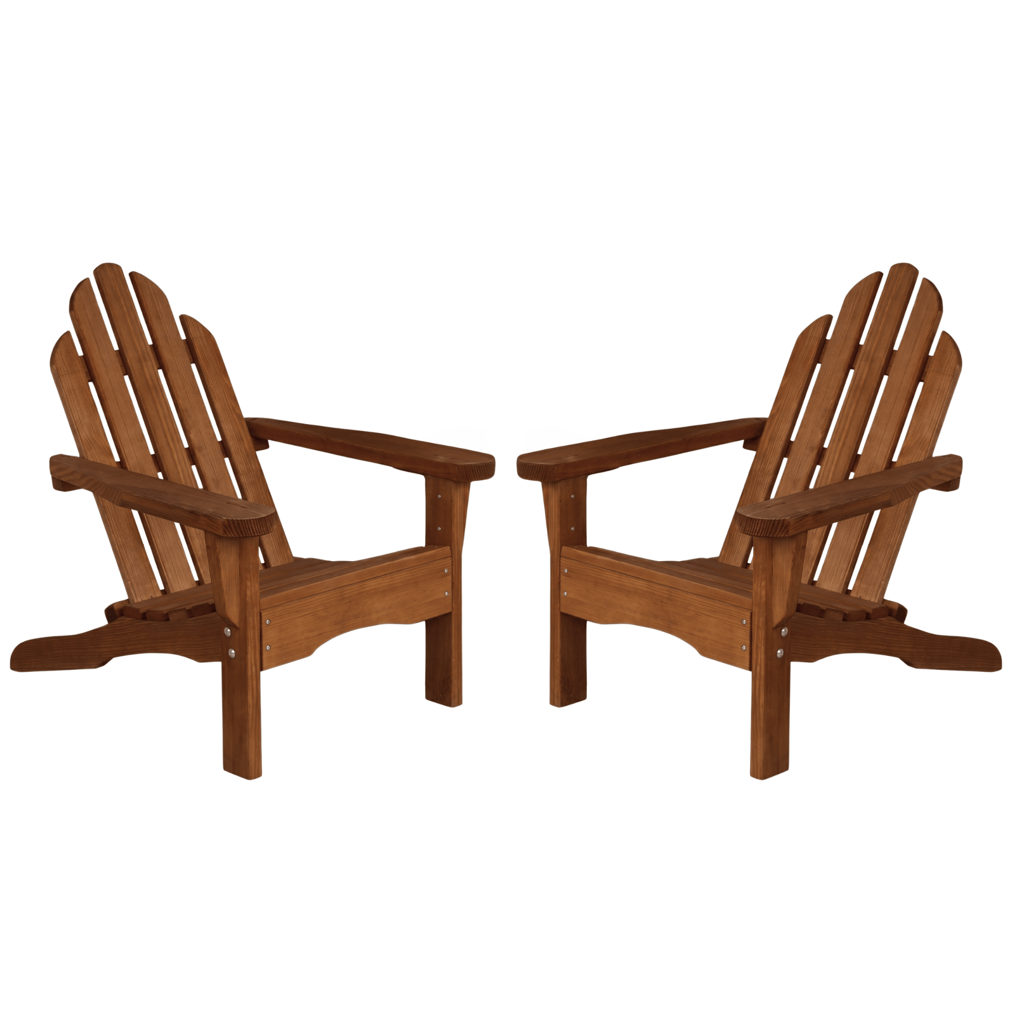 Amish Casual Heavy Duty Treated Adirondack Chairs, Set of 2