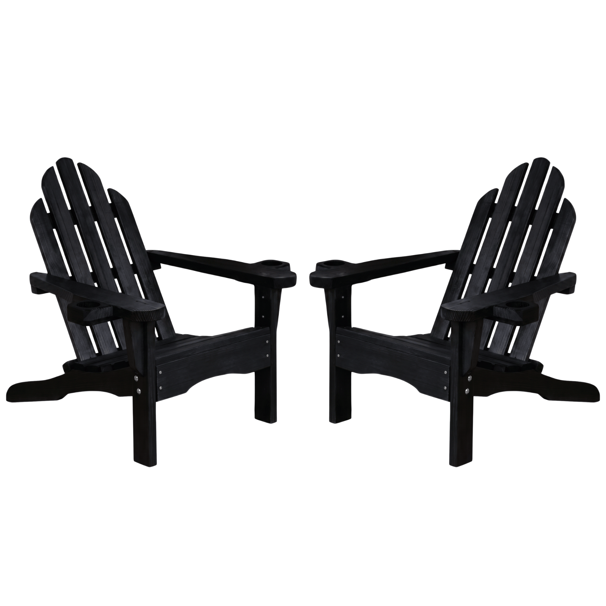 Amish Casual Heavy Duty Treated Adirondack Chairs, Set of 2