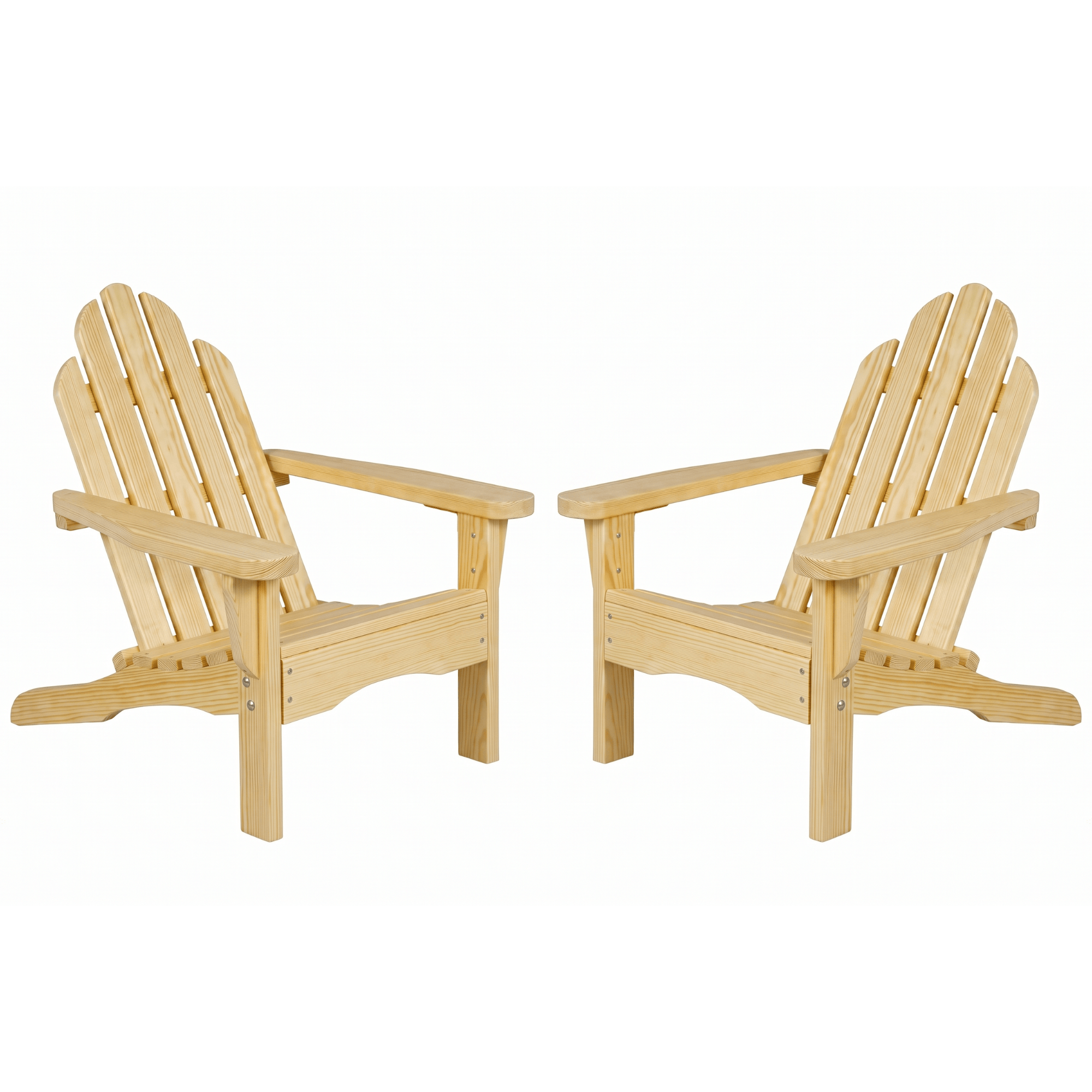 Amish Casual Heavy Duty Treated Adirondack Chairs, Set of 2