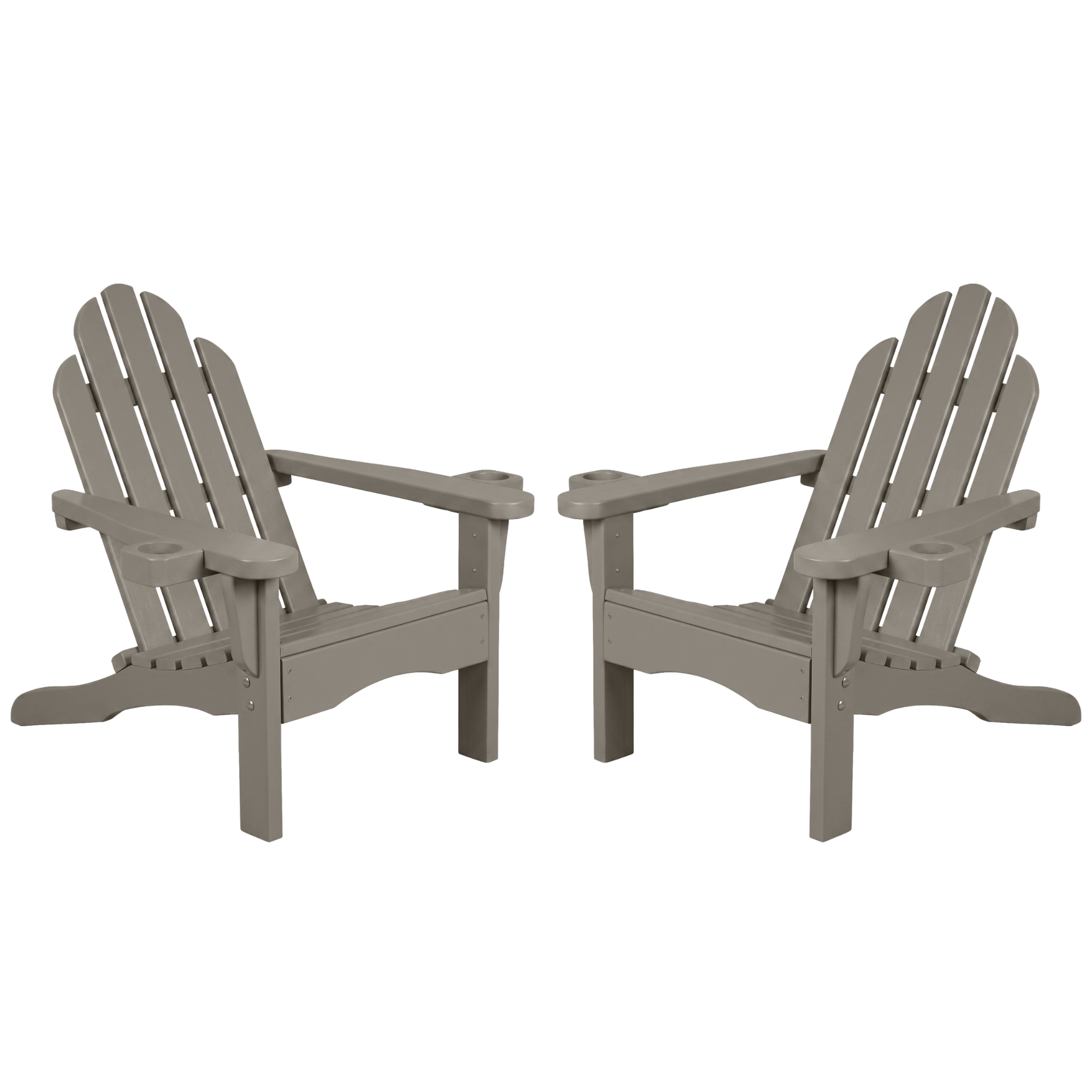 Amish Casual Heavy Duty Treated Adirondack Chairs, Set of 2
