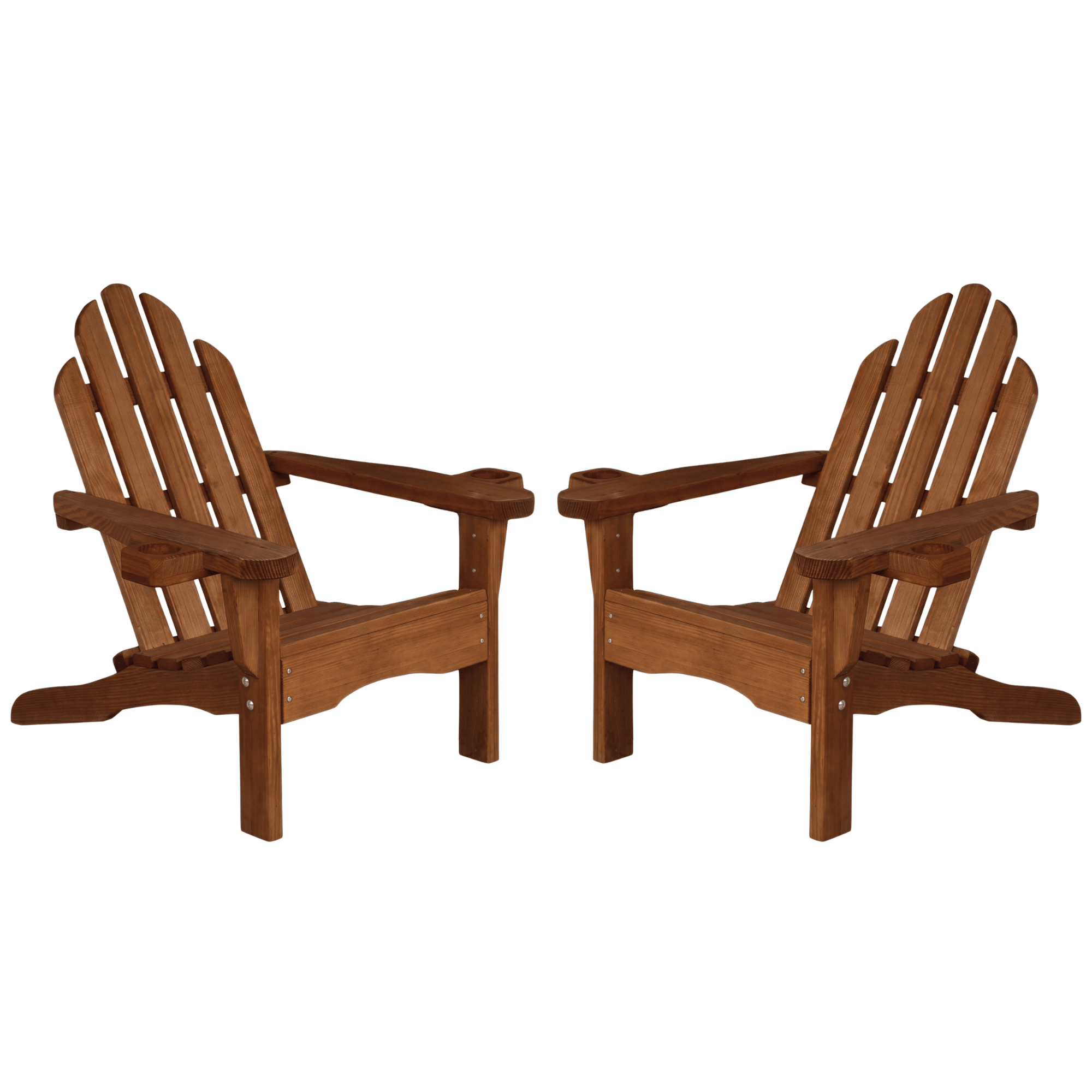 Amish Casual Heavy Duty Treated Adirondack Chairs, Set of 2