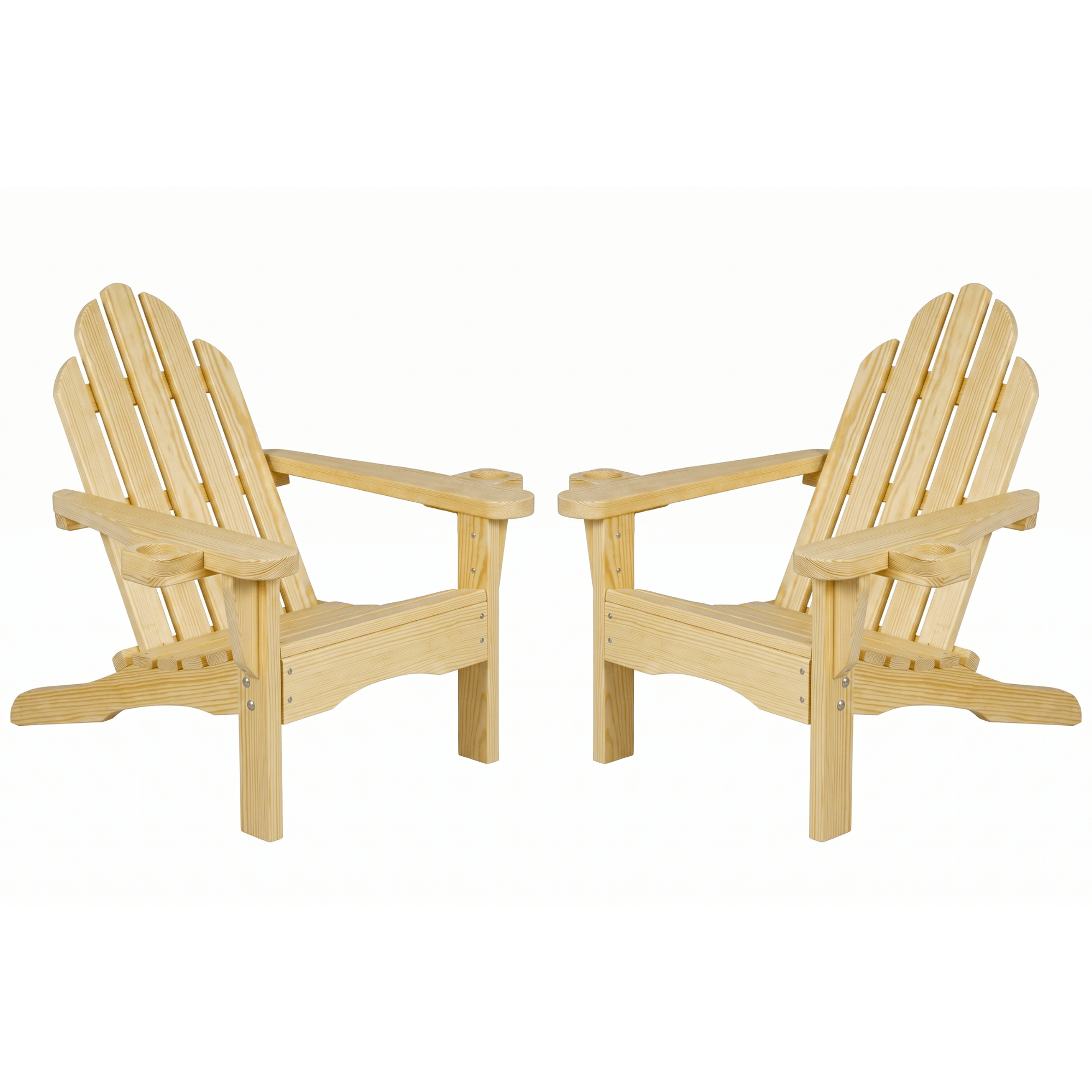 Amish Casual Heavy Duty Treated Adirondack Chairs, Set of 2