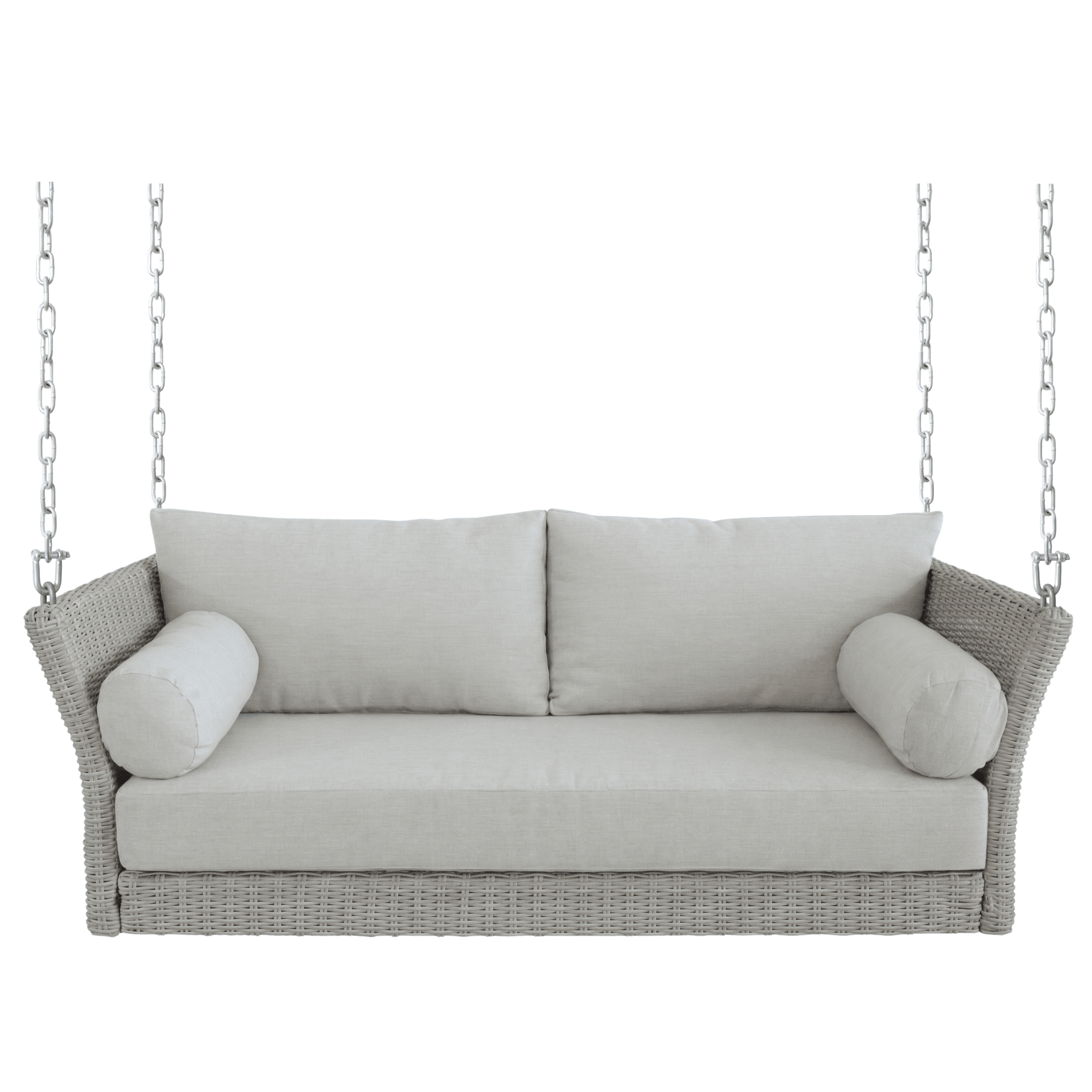 Sonoma Wicker Daybed Porch Swing With Cushions