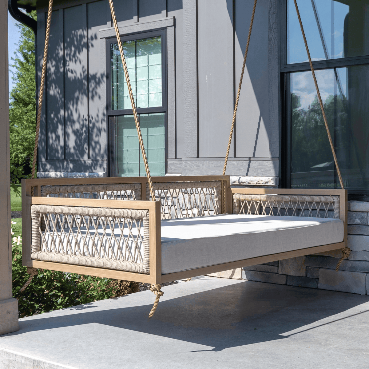 East Green Martin Aluminum Porch Swing Bed