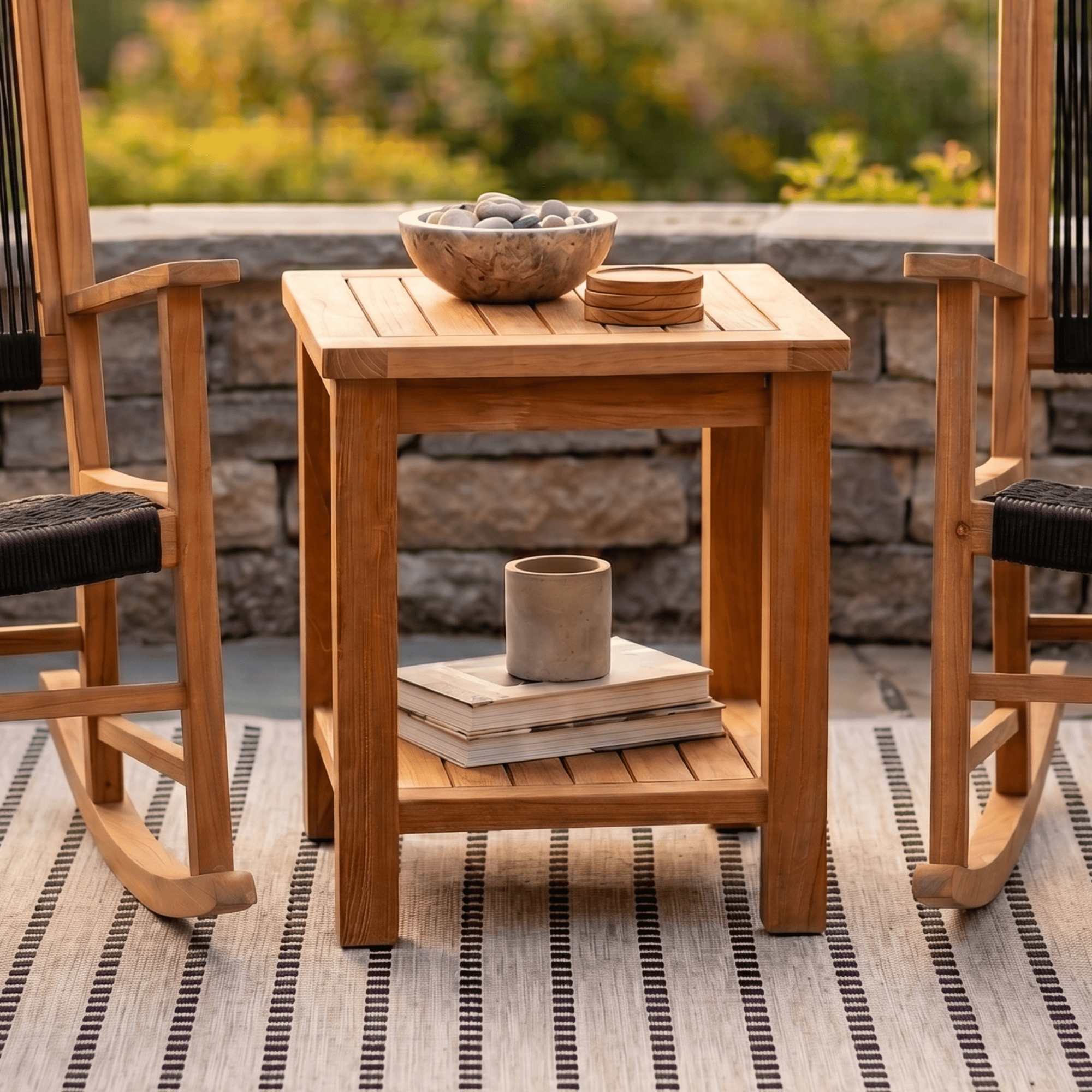 East Green Hudson Outdoor Side Table