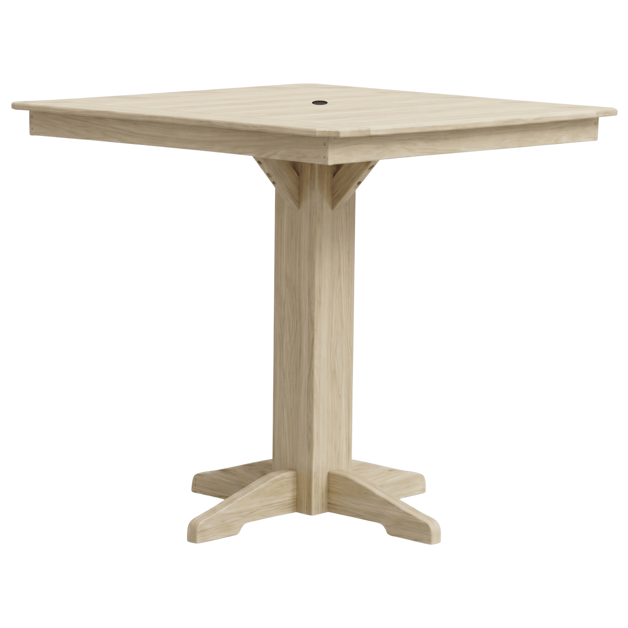 Keystone Amish Co. Square Poly Outdoor Bar Height Dining Table