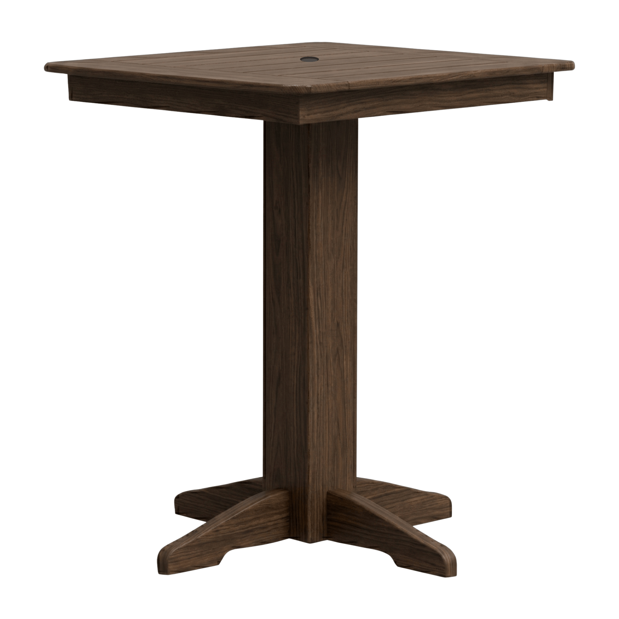 Keystone Amish Co. Square Poly Outdoor Bar Height Dining Table