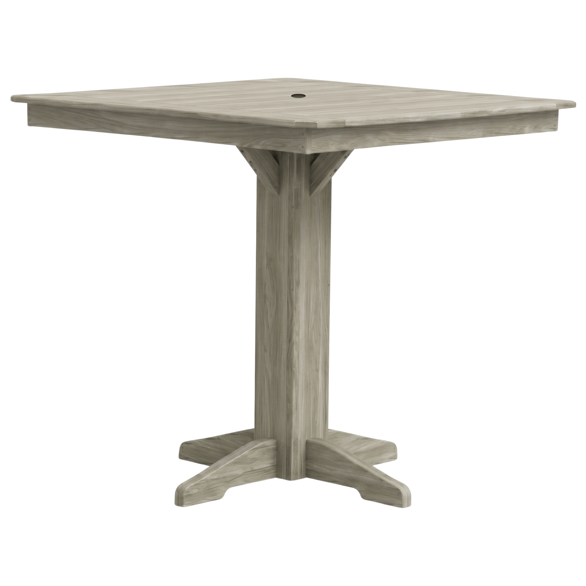Keystone Amish Co. Square Poly Outdoor Bar Height Dining Table