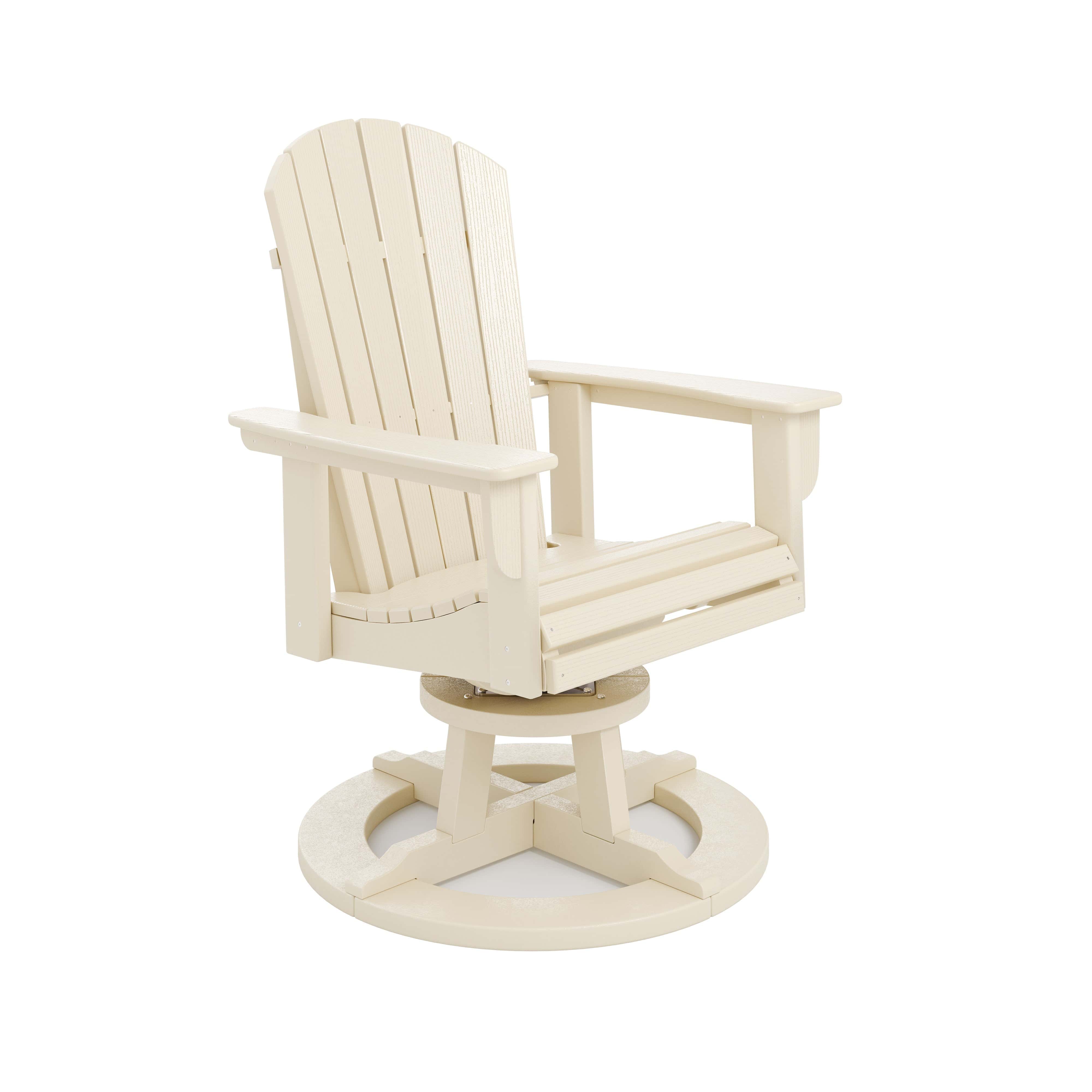 SoPoly St. Simons Poly Swivel Dining Chair