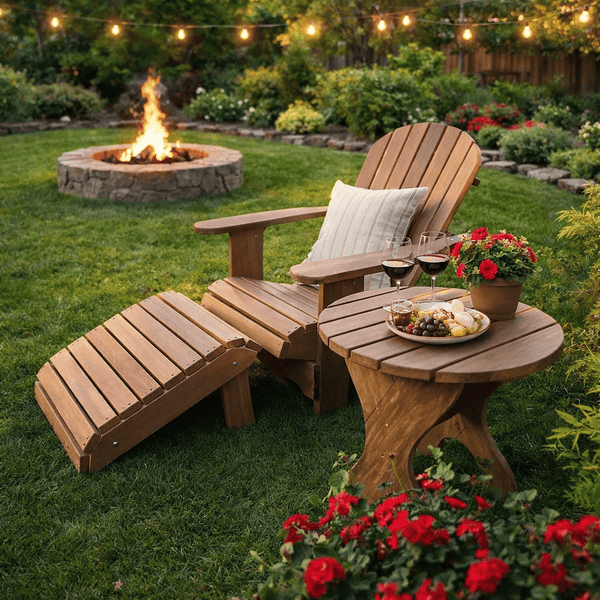 Northgrain Furniture Sterling Dual Position Outdoor Ottoman