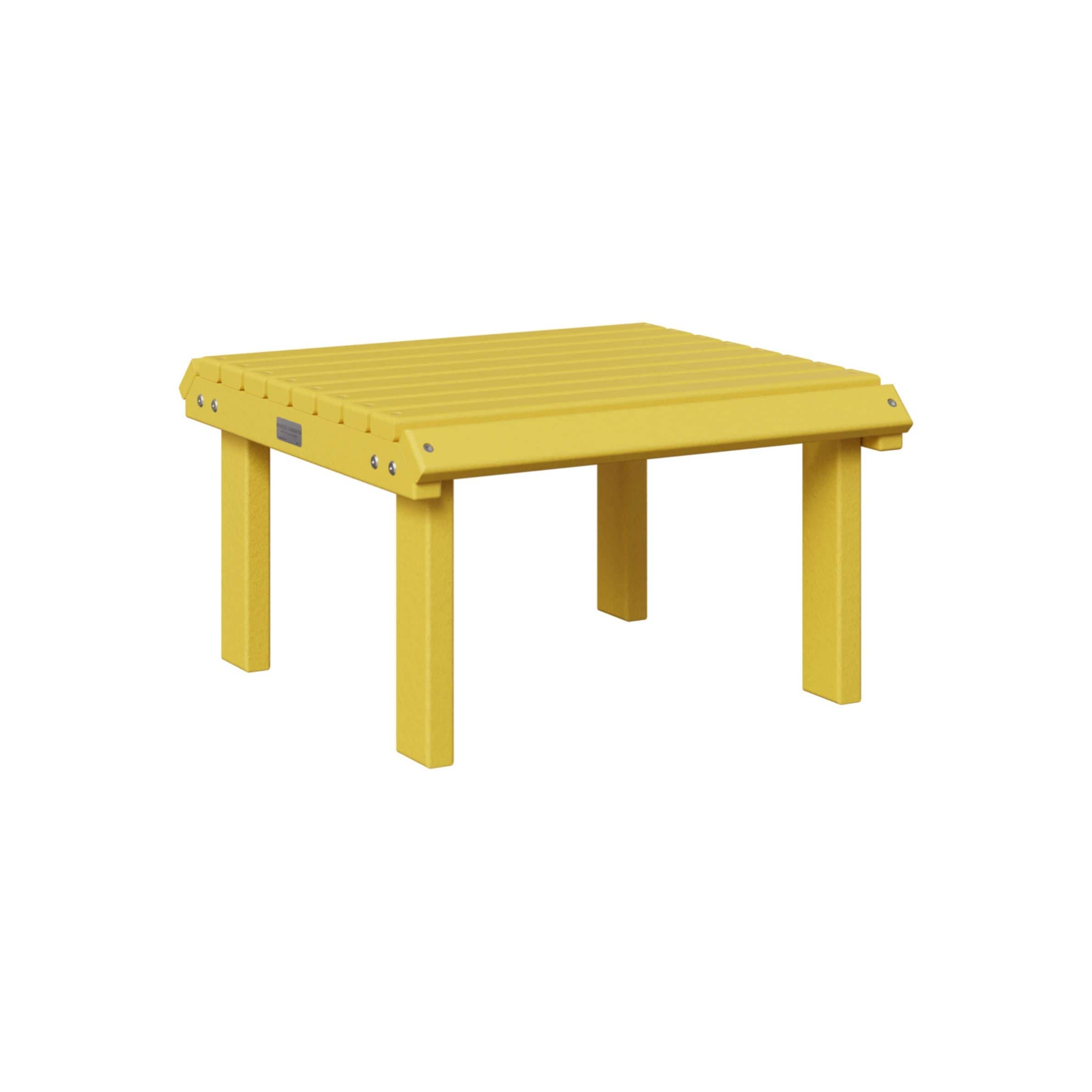 Berlin Gardens Poly Lumber Stationary Footstool